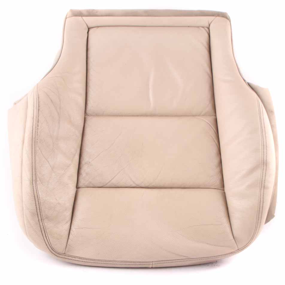 Mercedes W221 Seat Cover Heated Front Left N/S Seat Trim Beige Leather