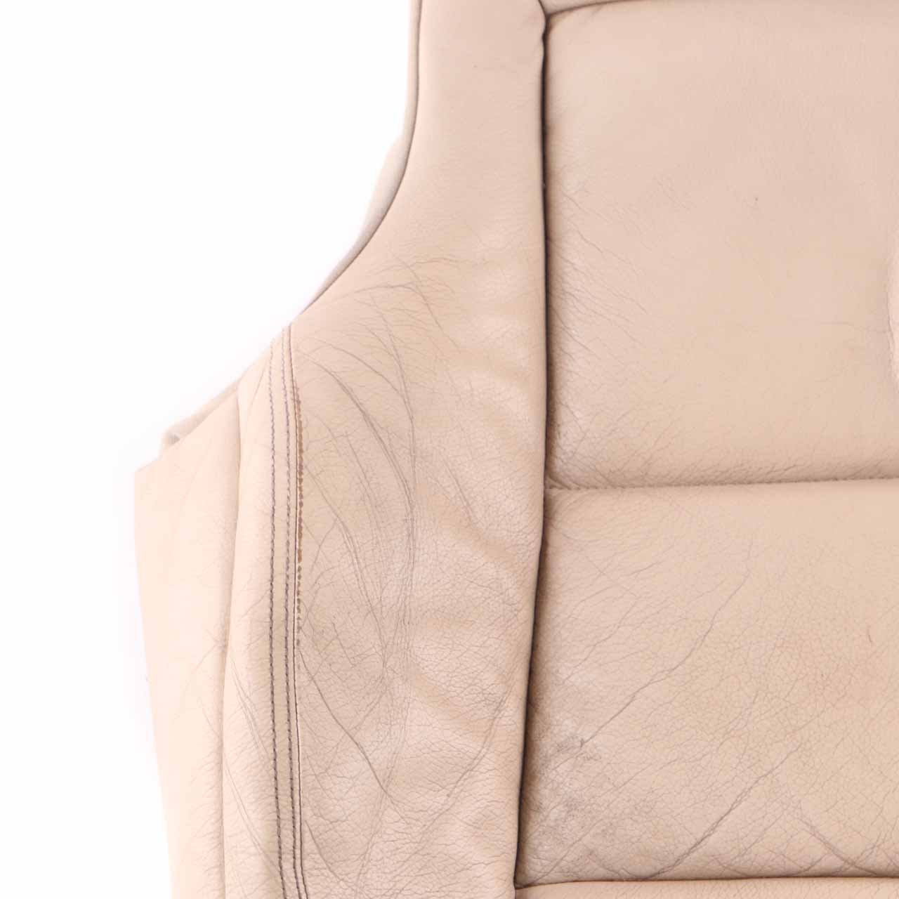 Mercedes W221 Seat Cover Heated Front Left N/S Seat Trim Beige Leather