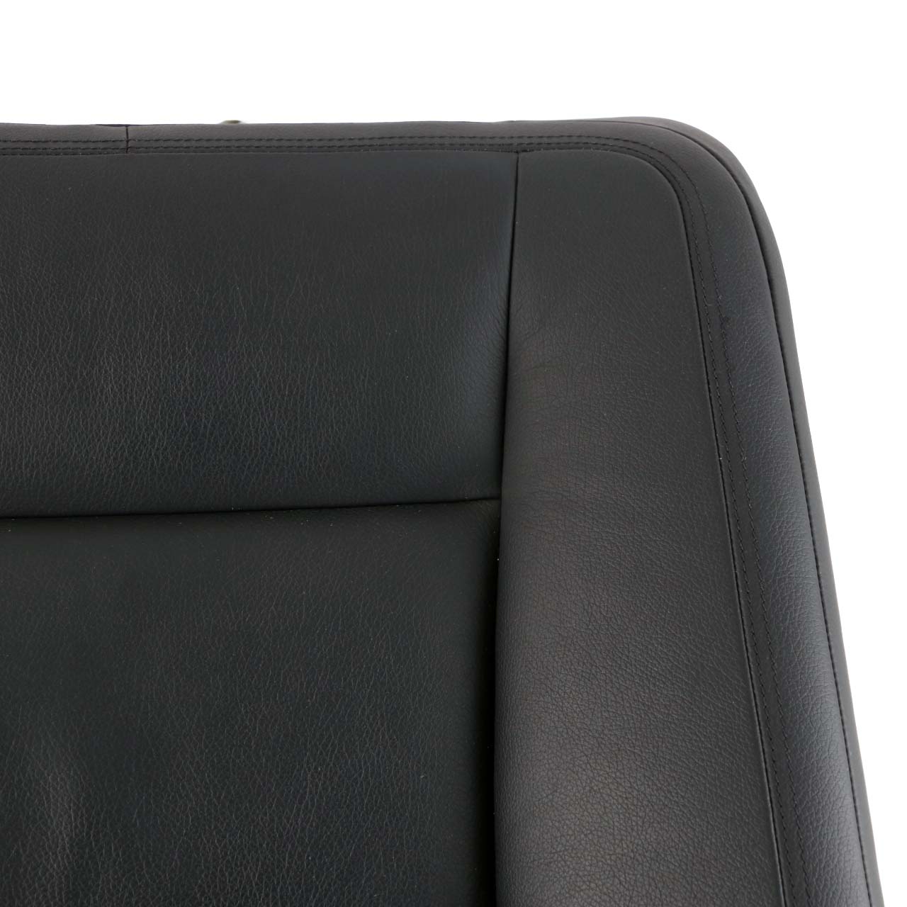 Mercedes-Benz W221 Heated Massage Rear Left Seat Backrest Cover Black Leather