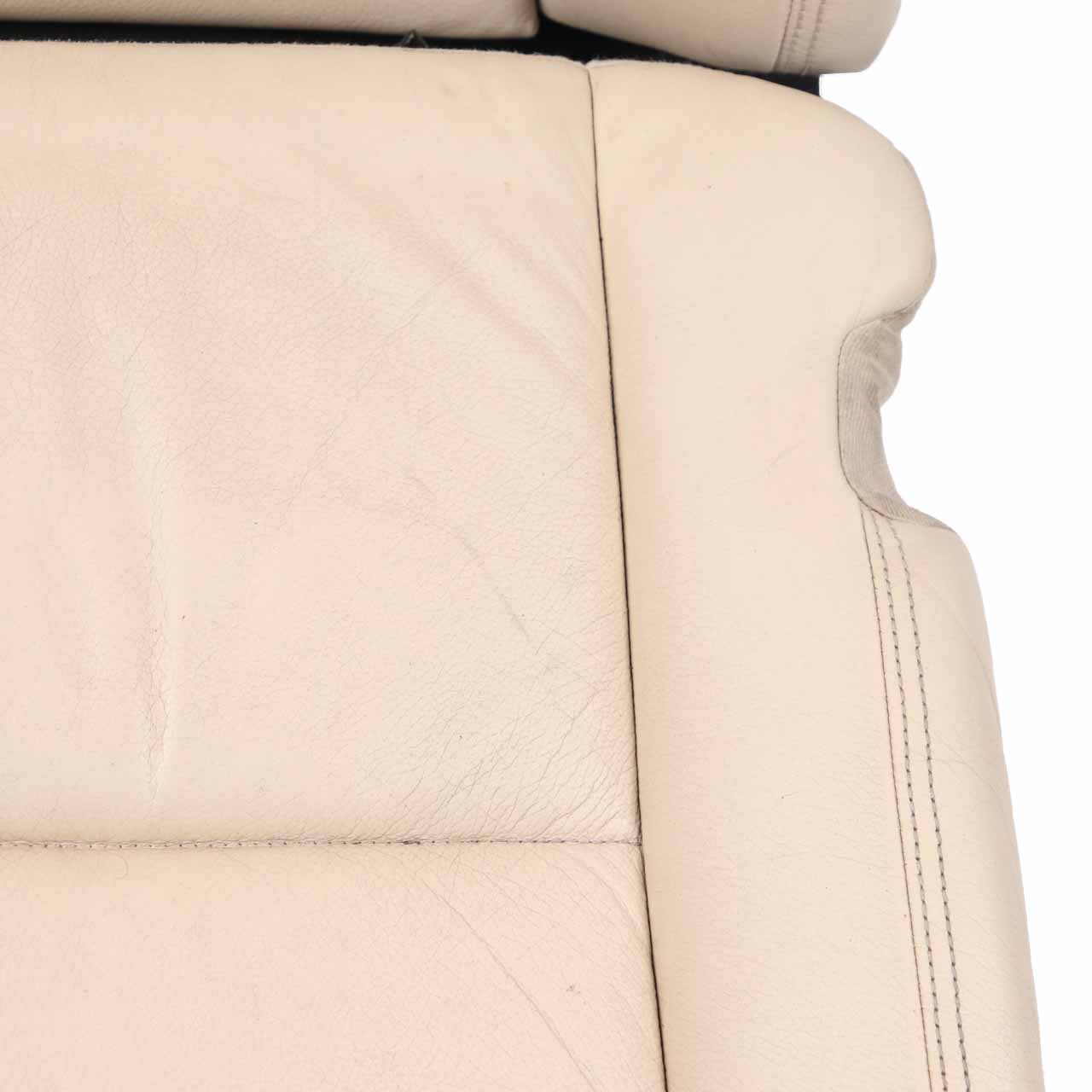 Mercedes W221 Heated Memory Rear Right Seat Cover Como Beige Leather