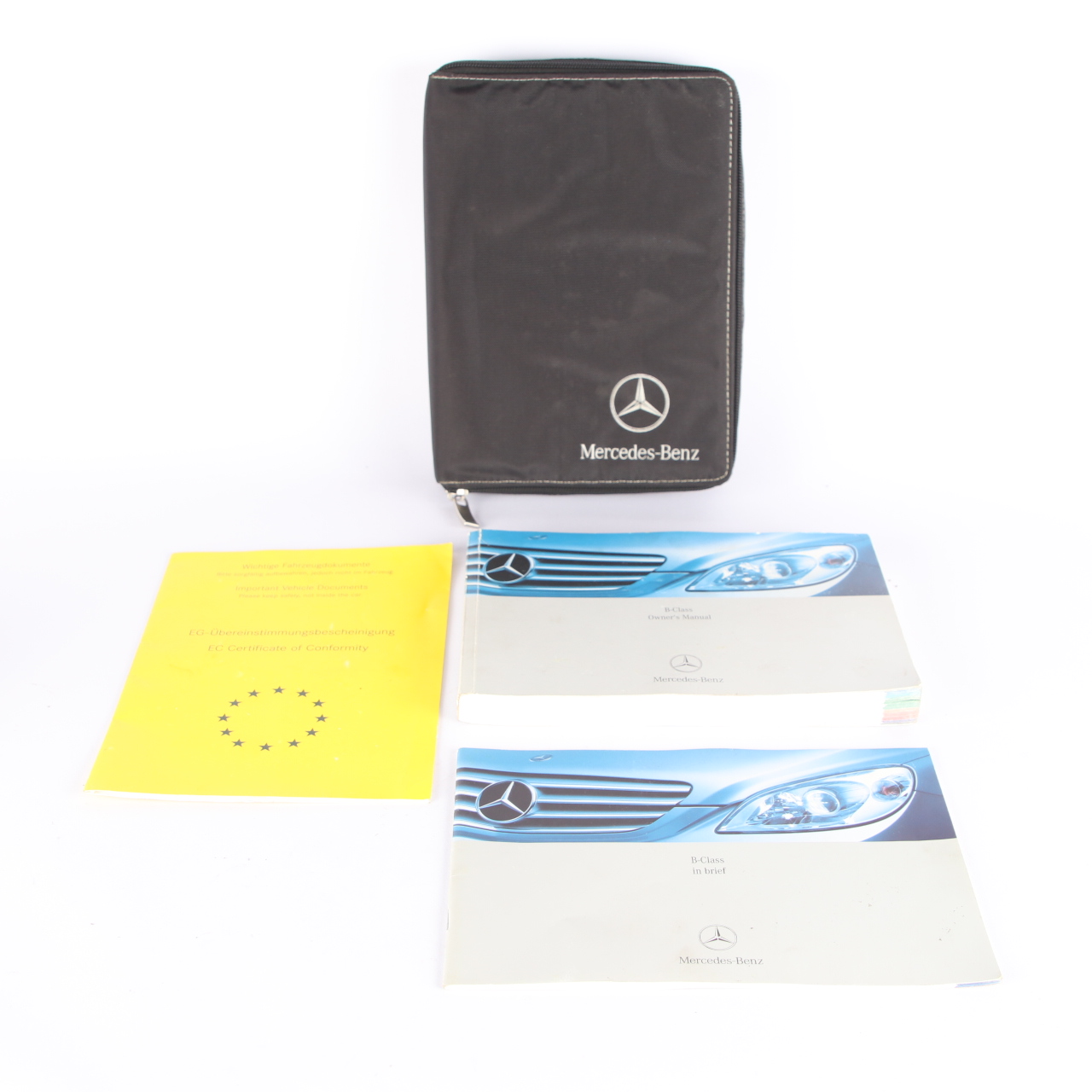 Mercedes W169 W245 Owner's Handbook Slipcase Pouch Case Wallet Set A2455847881