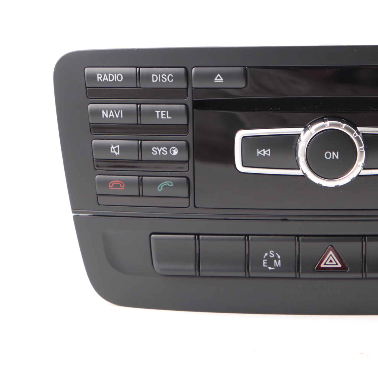 Radio Head Unit Mercedes W176 Media Player Navigation Hazard Switch A2460990516