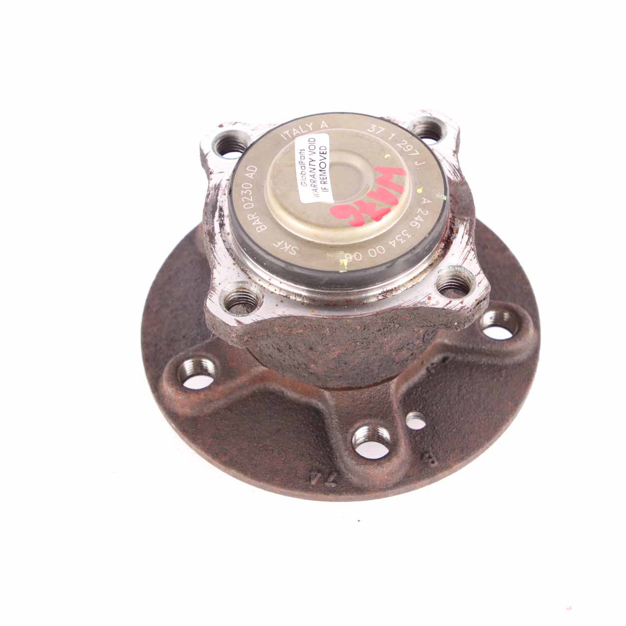 Drive Flange Hub Mercedes W176 W246 Rear Axle Wheel Hub Bearing A2463340006