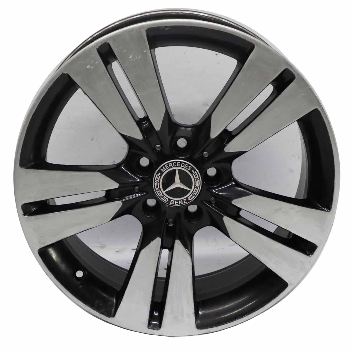 Mercedes W176 Alloy Wheel Rim 18" ET:52 7,5J 5 Double Spoke A2464010402