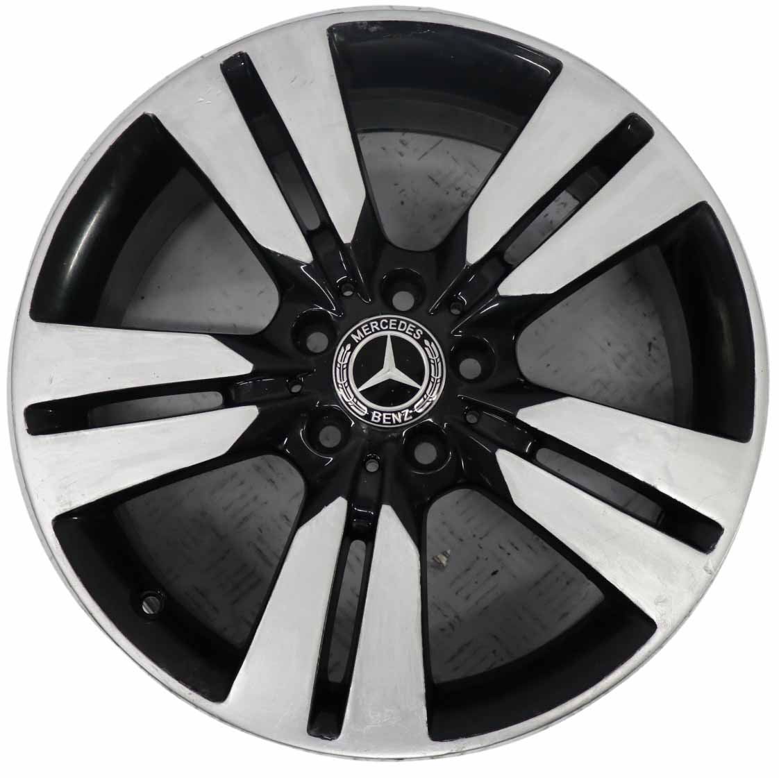 Mercedes W176 Alloy Wheel Rim 18" ET:52 7,5J 5 Double Spoke A2464010402