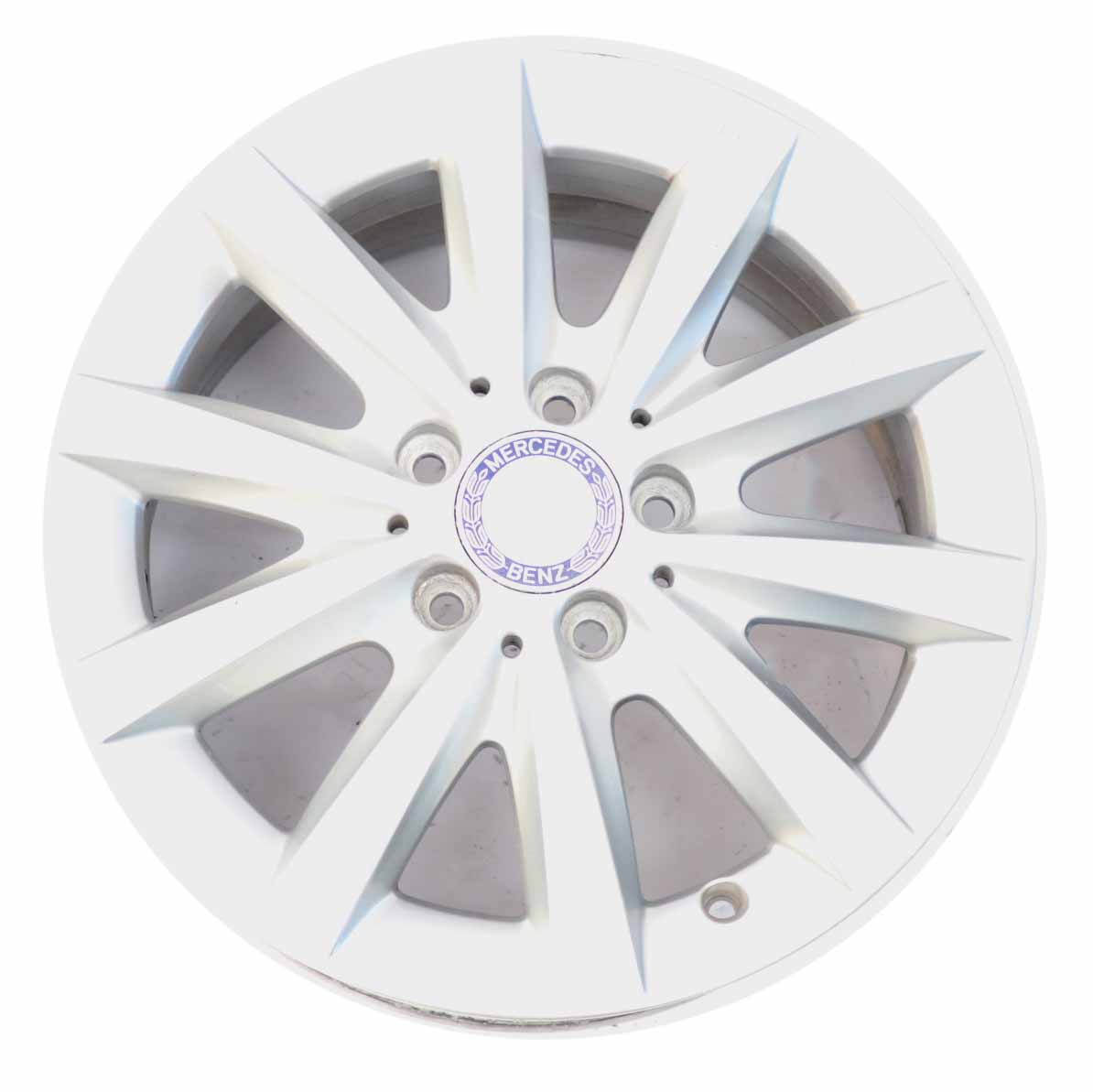 Mercedes W176 W246 Silver 10-Spoke Alloy Wheel Rim 16" ET:49 6,5J A2464010500