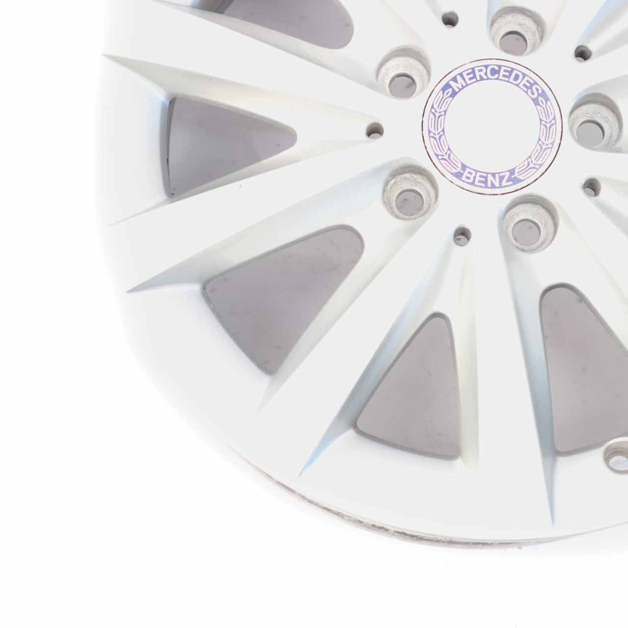 Mercedes W176 W246 Silver 10-Spoke Alloy Wheel Rim 16" ET:49 6,5J A2464010500