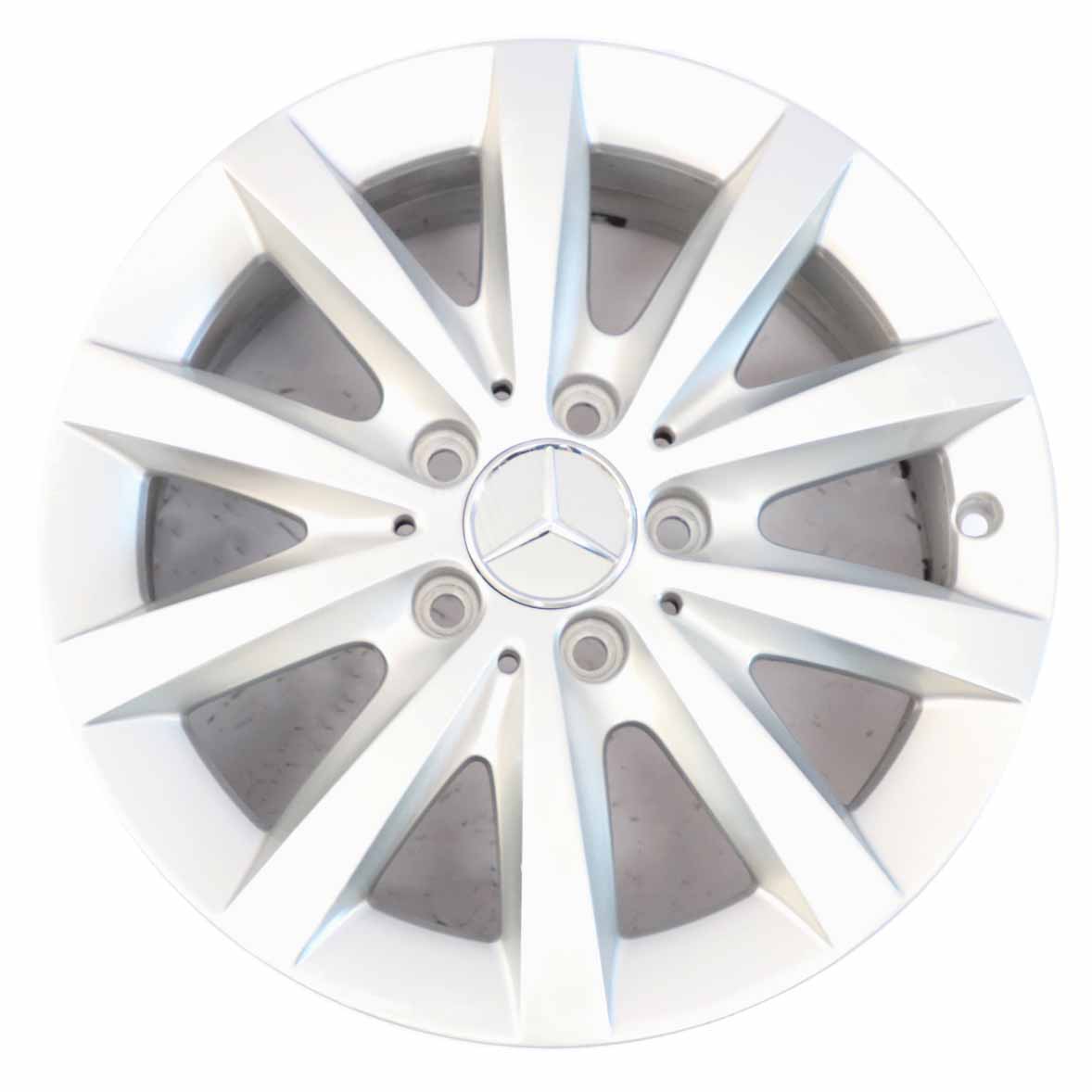 Mercedes W176 W246 Silver 10-Spoke Alloy Wheel Rim 16" ET:49 6,5J A2464010500