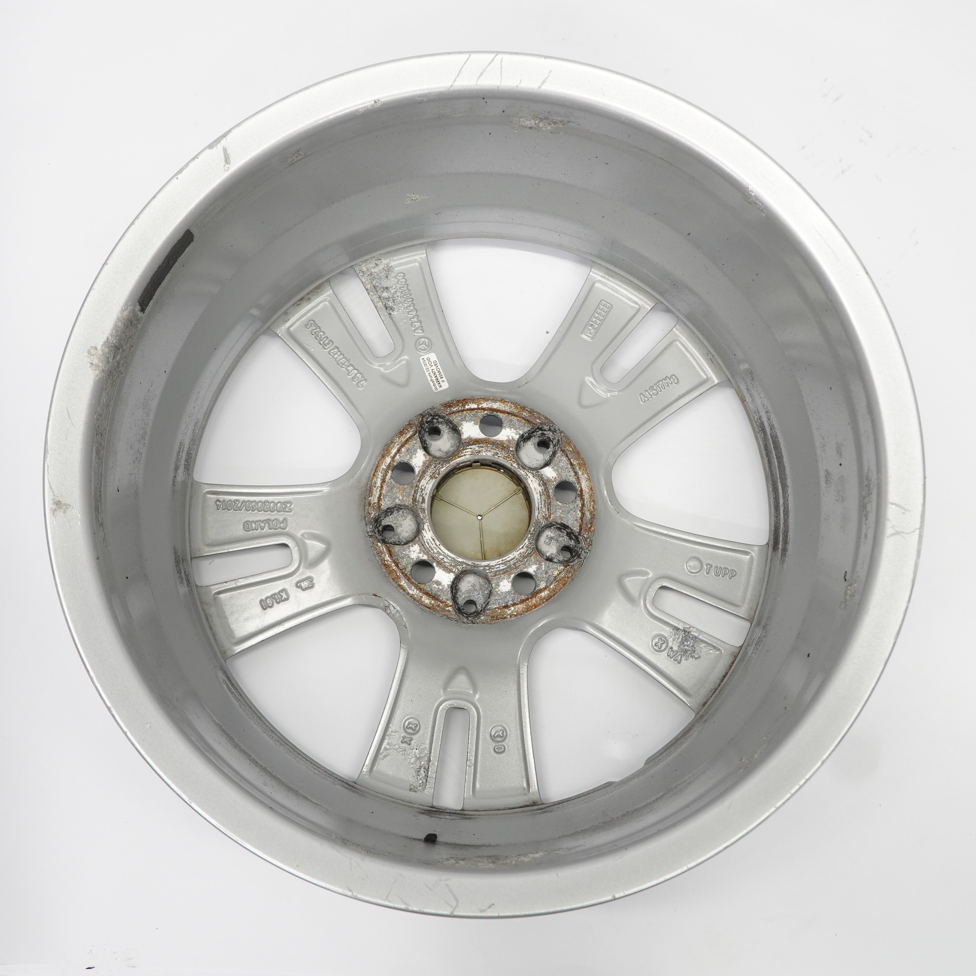 Mercedes W176 W246 Silver Alloy Wheel Rim 17" 7,5J ET:52,5 A2464011400