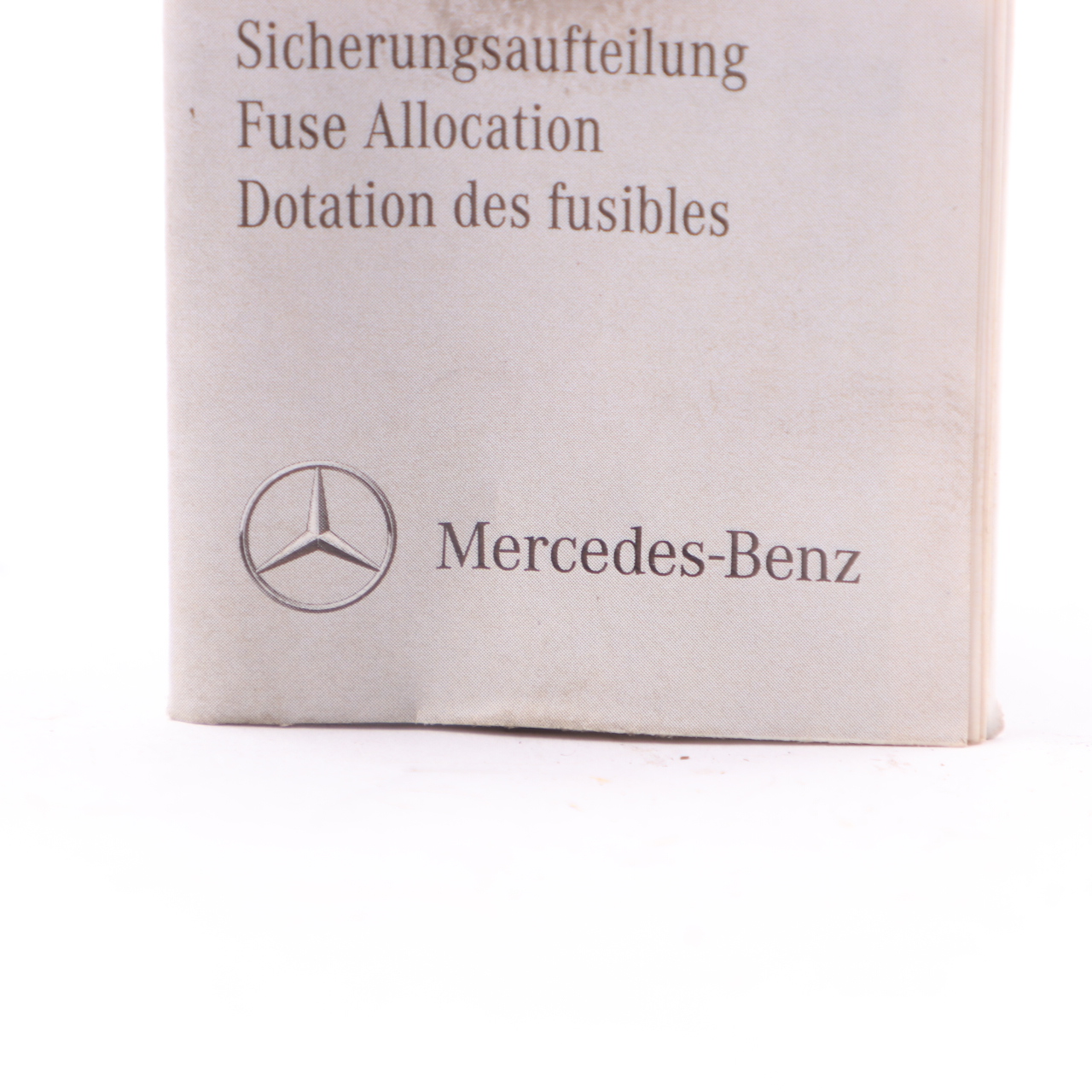 Mercedes W176 Fuse Box Allocation Fuse Placement Map Card Diagram A2465840971