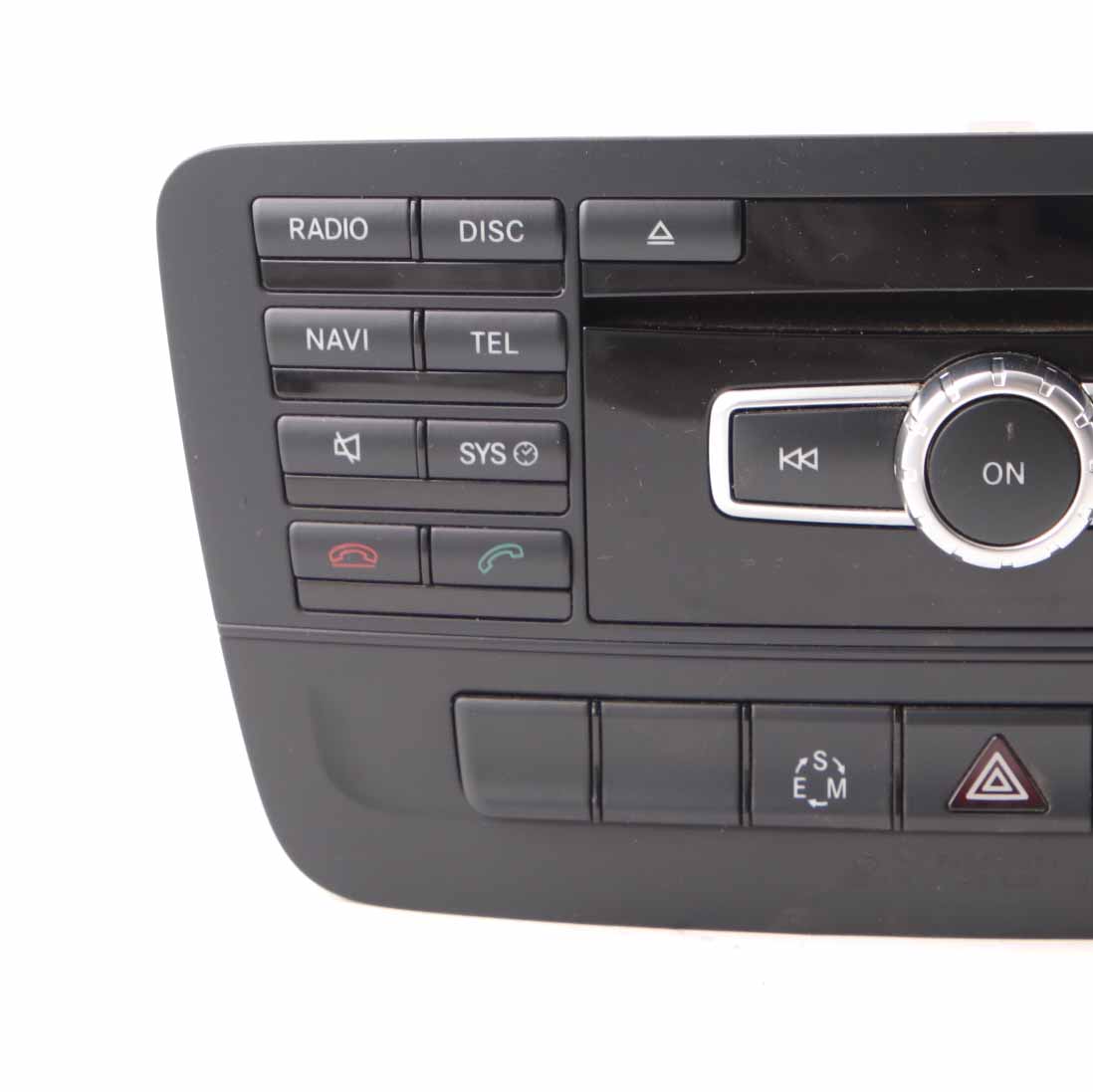 Radio Head Unit Mercedes W176 Media Player Navigation Hazard Switch A2469009312