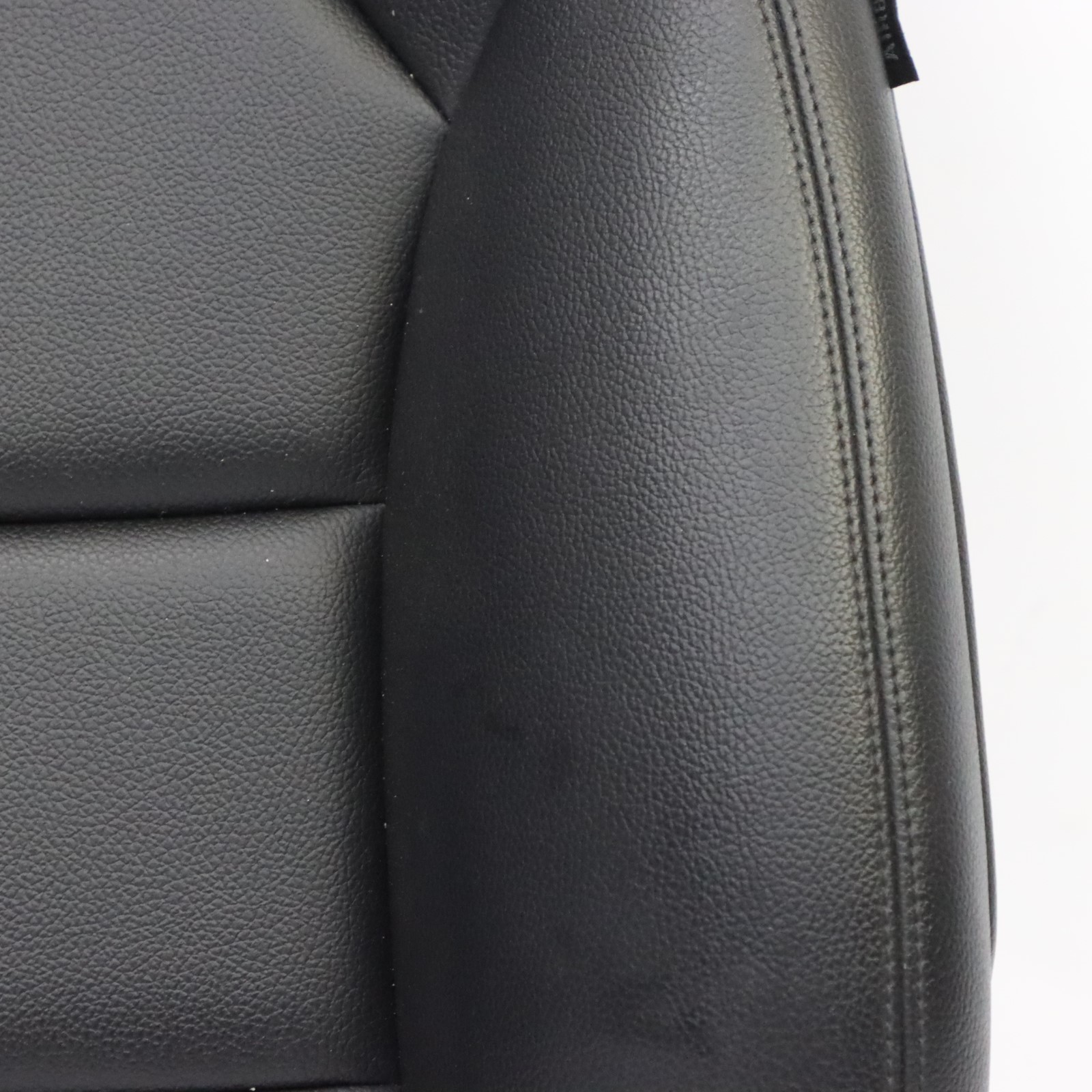 Mercedes W176 Front Seat Left N/S Backrest Cover Imitation Leather Black