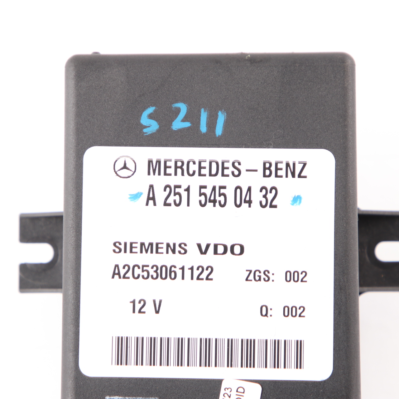 Air Suspension Module Mercedes S211 W251 Airmatic Control Unit ECU A2515450432