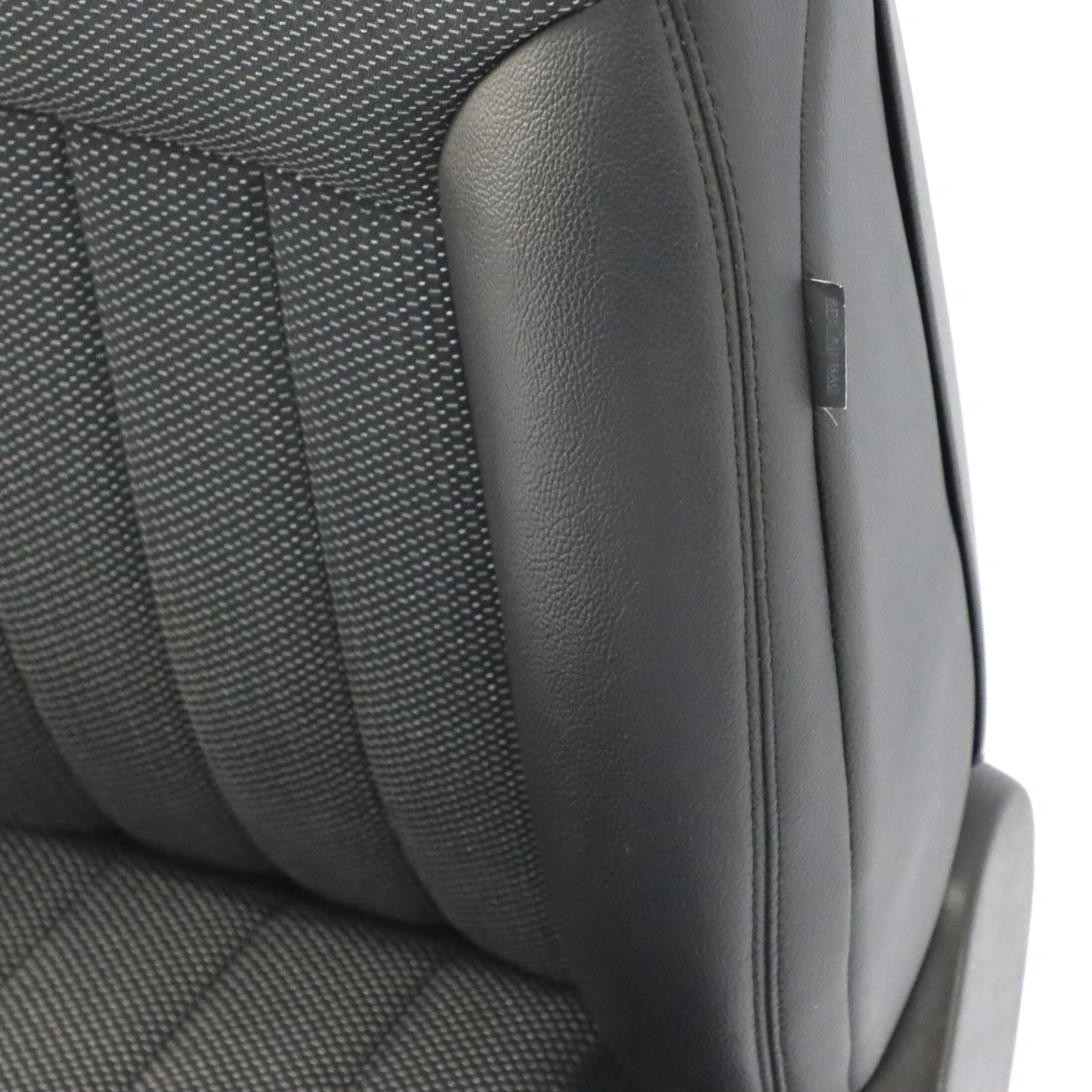 Front Seat Mercedes ML W164 Left N/S Cloth Fabric Black Interior Electric