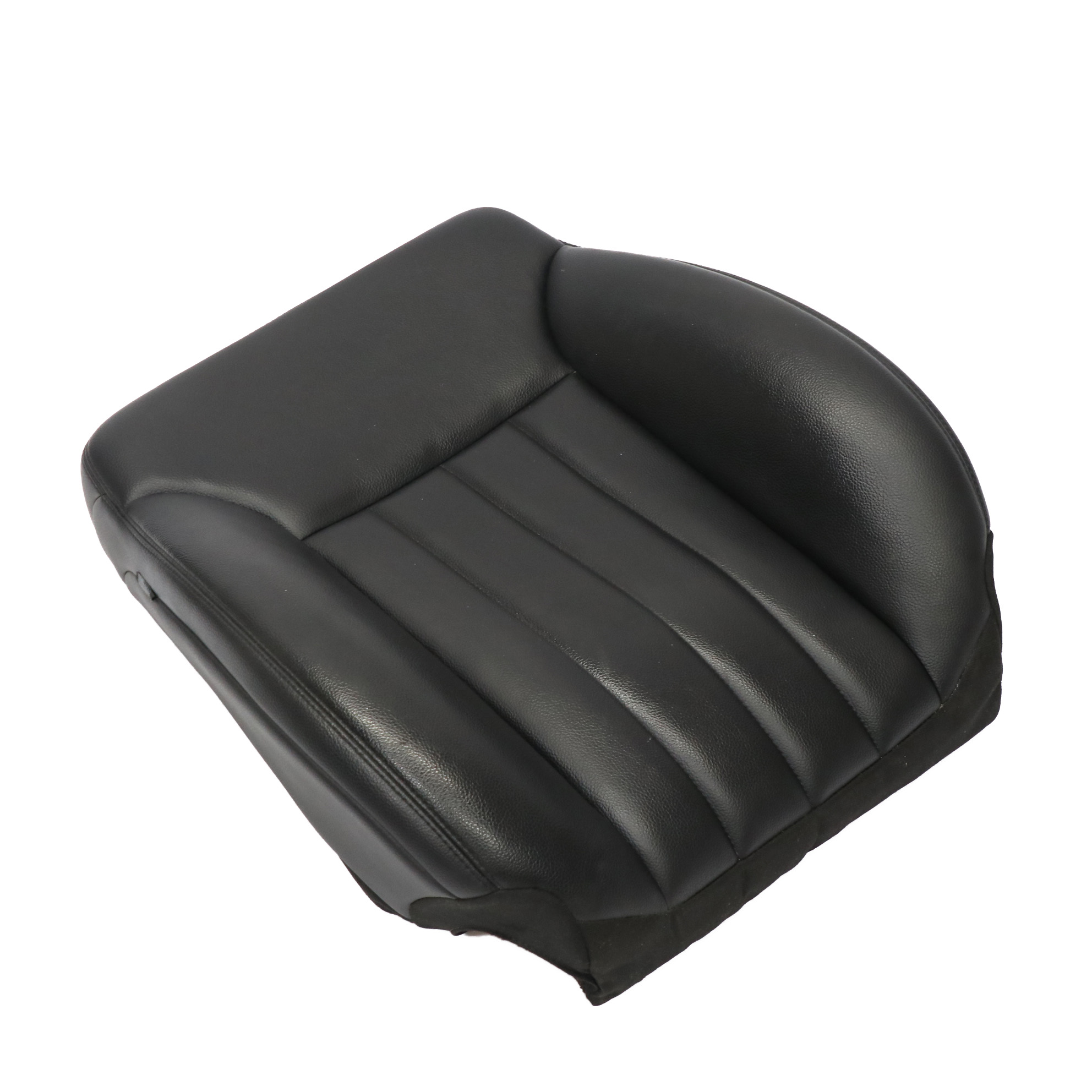 Mercedes W251 Front Seat Backrest Heated Left Right Cover Black Leather Artico