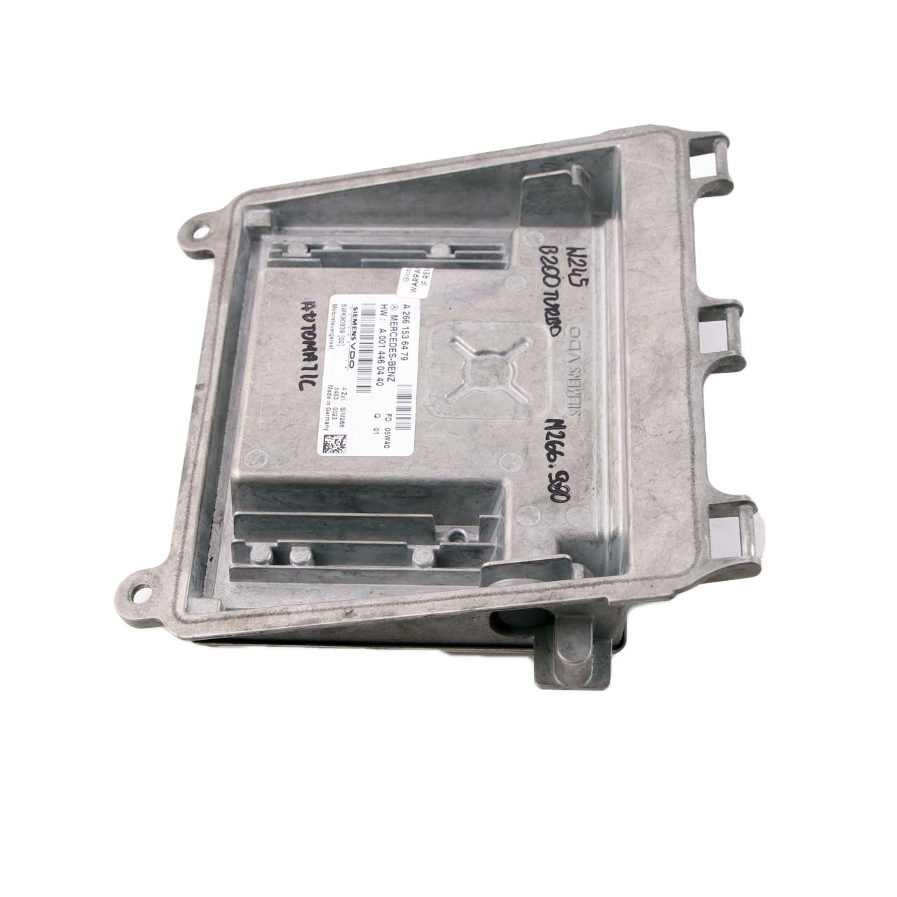 Mercedes-Benz W245 B200 Turbo M266 Engine Control ECU A2661536479 Automatic