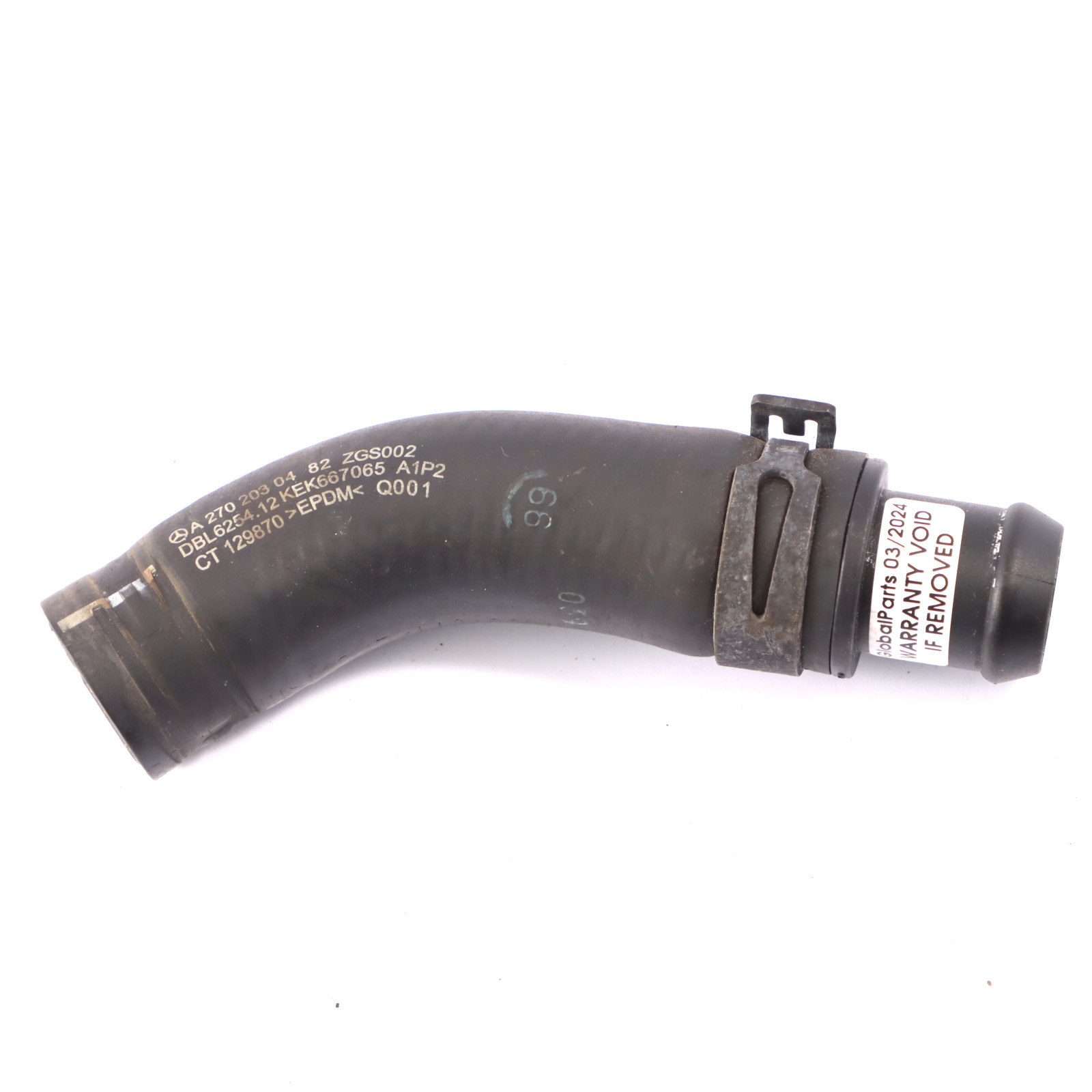 Coolant Hose Mercedes W176 Petrol M270 Thermostat Feed Line A2702030482