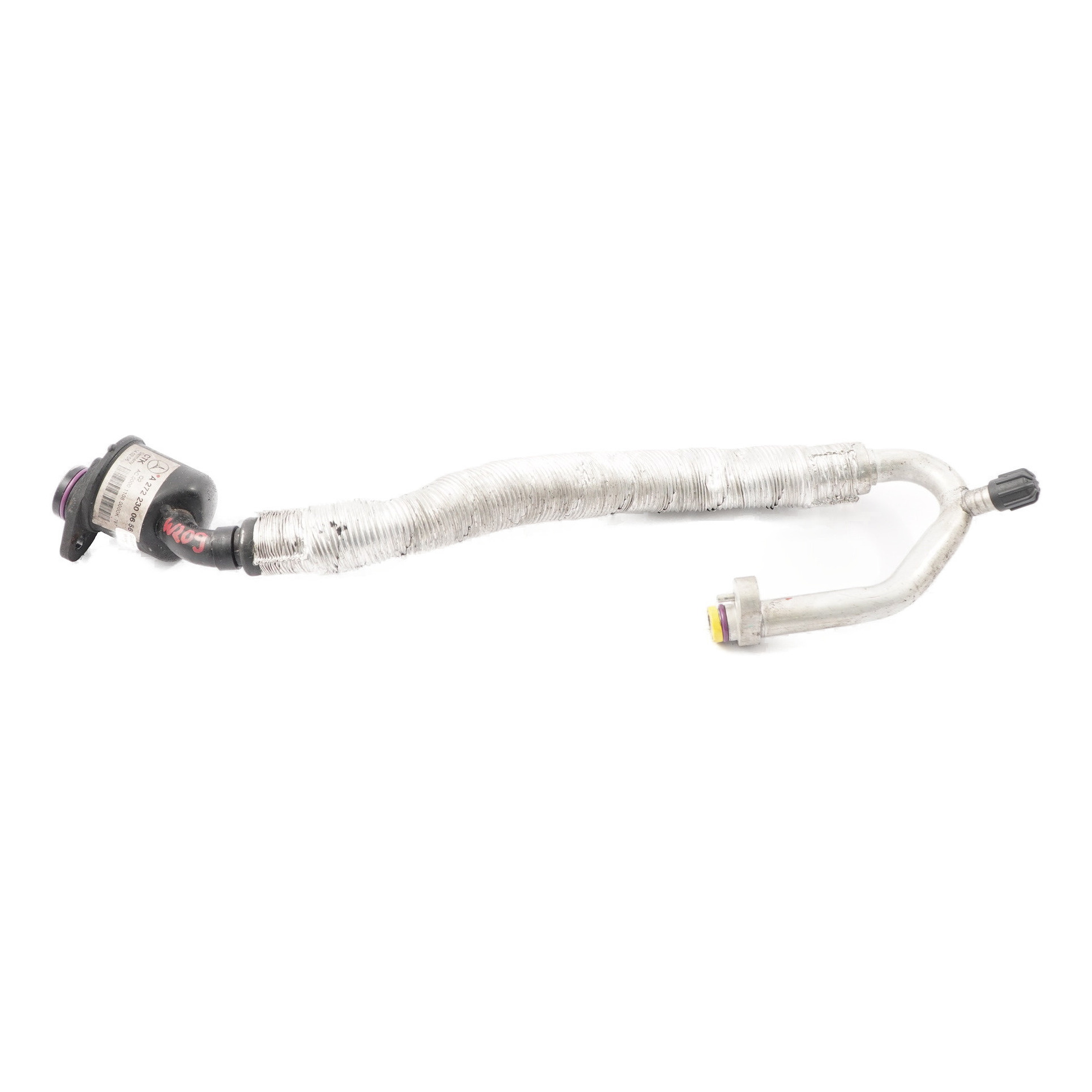 Mercedes W209 Petrol M272 Air Conditioning Pipe Refrigerant Line A/C A2722300656