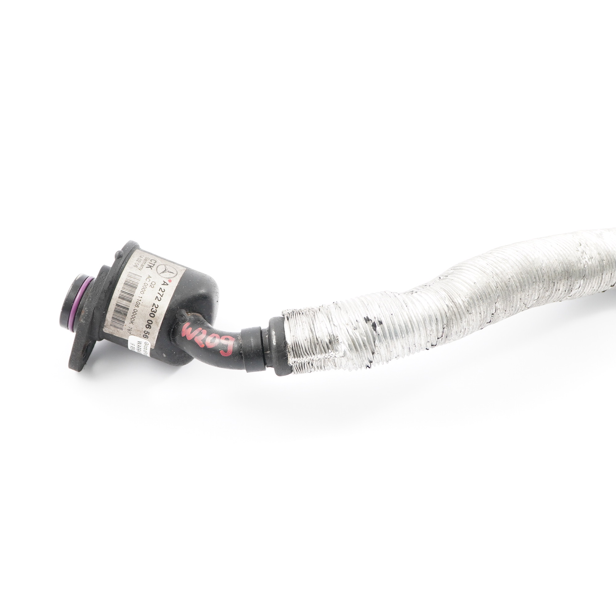 Mercedes W209 Petrol M272 Air Conditioning Pipe Refrigerant Line A/C A2722300656