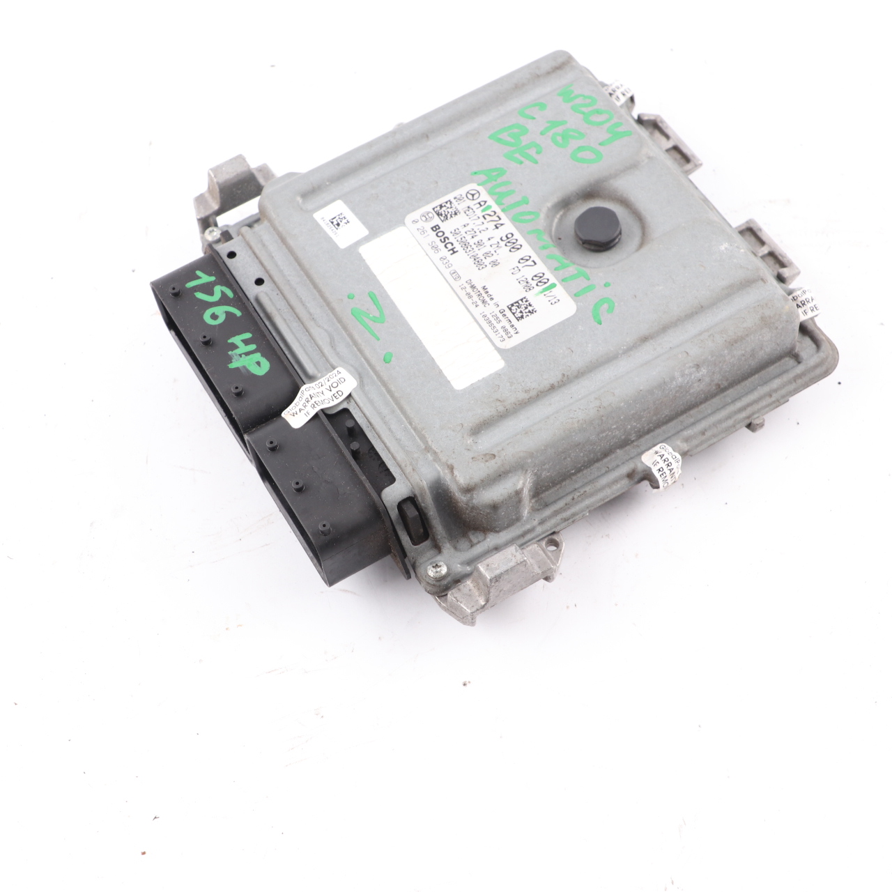 Mercedes W204 C180 BlueEFFICIENCY M274.910 156HP Engine Unit ECU A2749000700