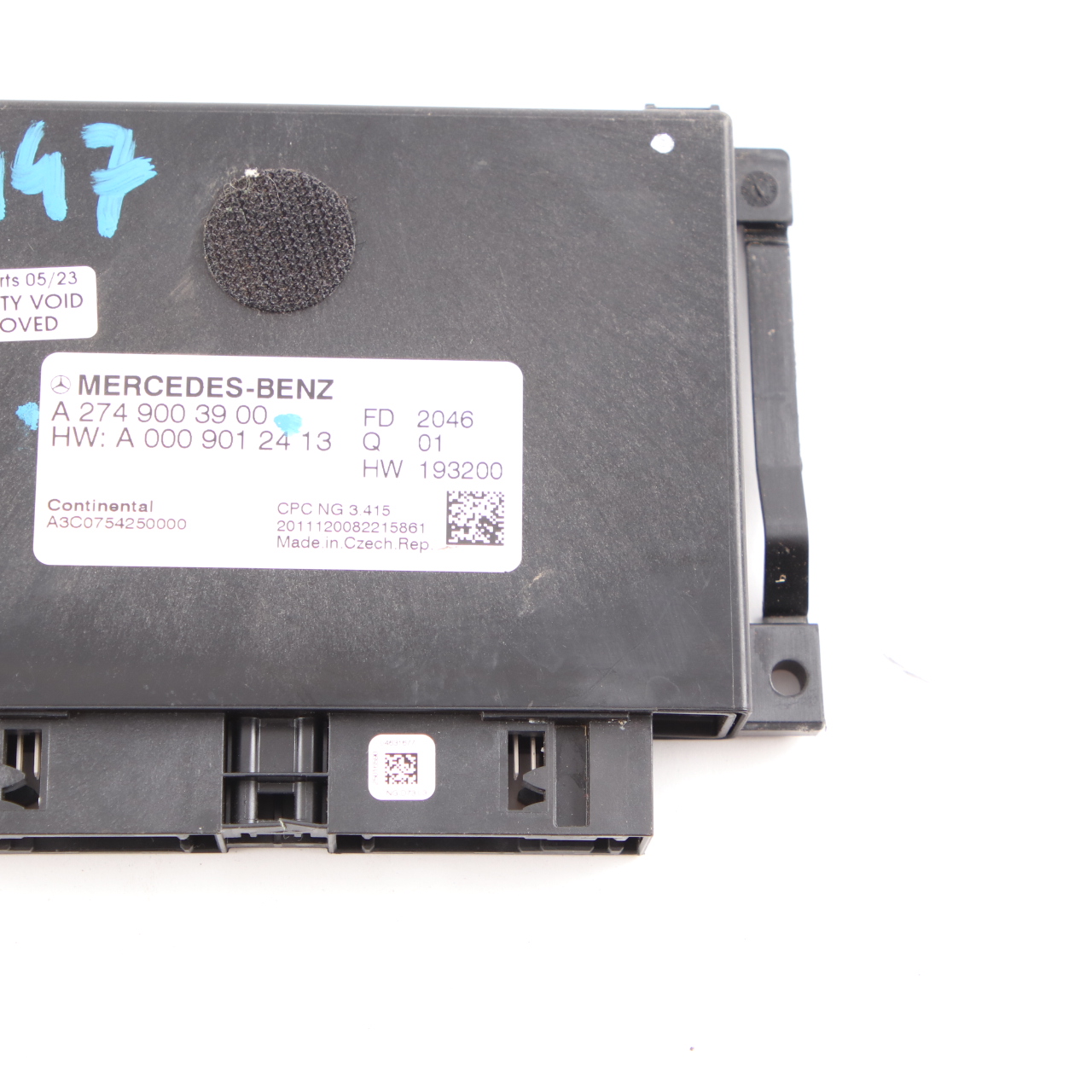 Mercedes Vito W447 Electronic Control Unit Module ECU A2749003900