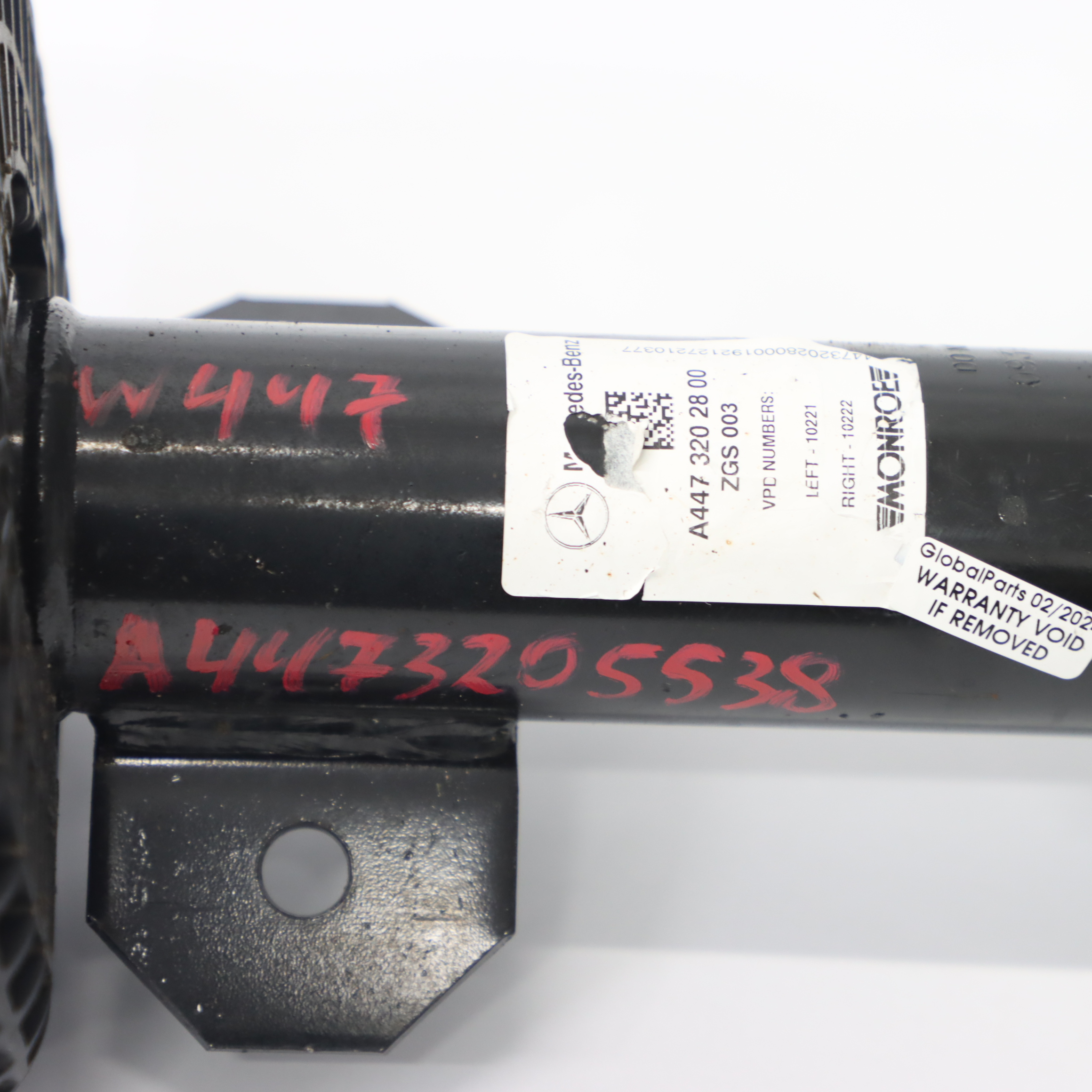 Mercedes W447 Spring Strut Front Left N/S Suspension Shock Absorber A4473202800