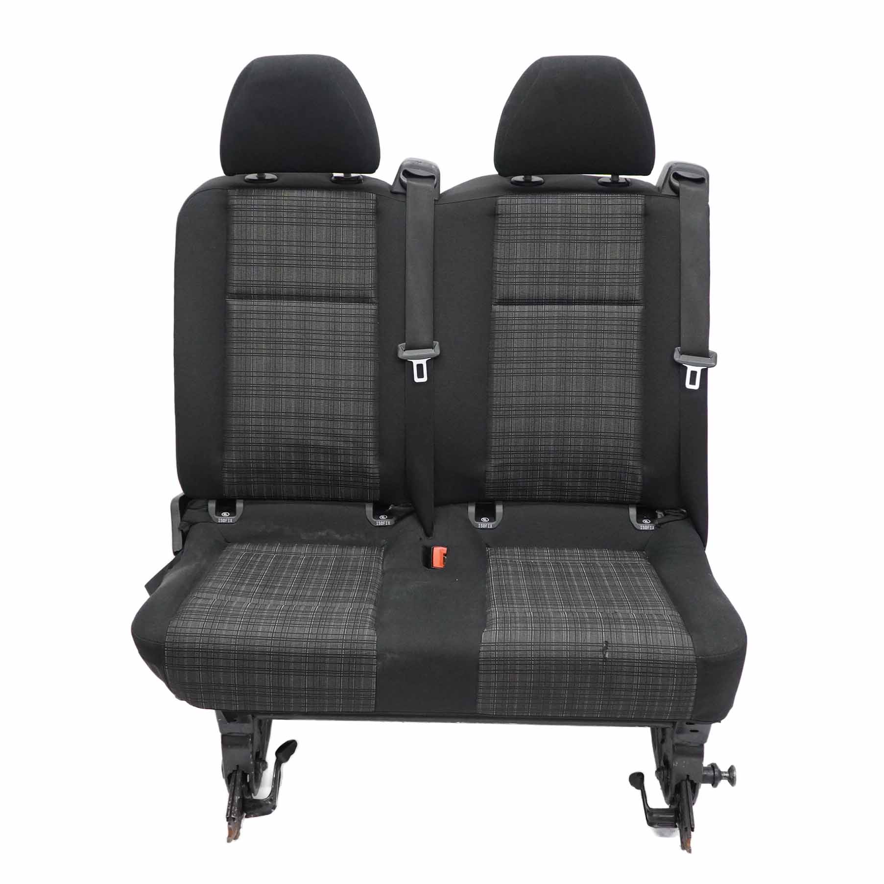 Rear Seat Mercedes Vito W447 Double Bench Cloth Fabric Anthracite Black Tunja