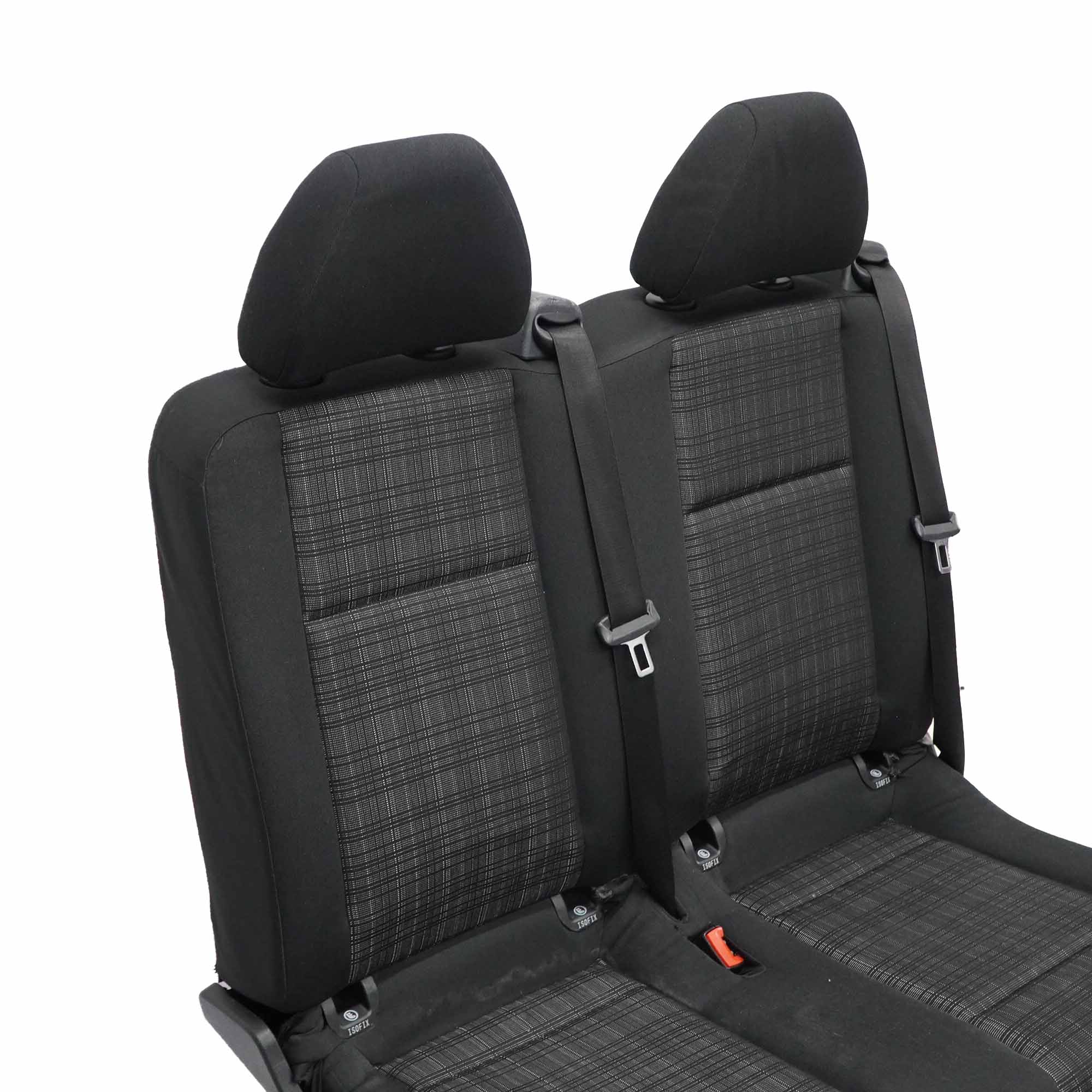 Rear Seat Mercedes Vito W447 Double Bench Cloth Fabric Anthracite Black Tunja