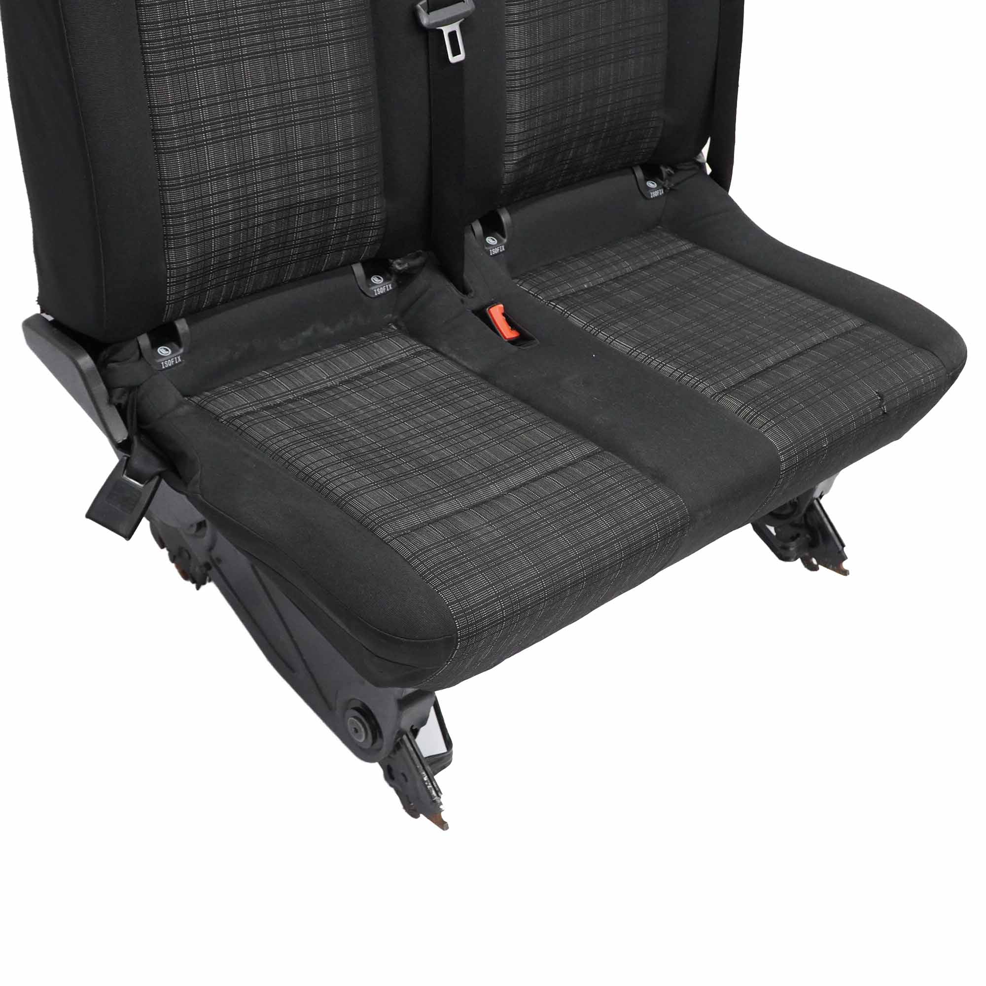 Rear Seat Mercedes Vito W447 Double Bench Cloth Fabric Anthracite Black Tunja