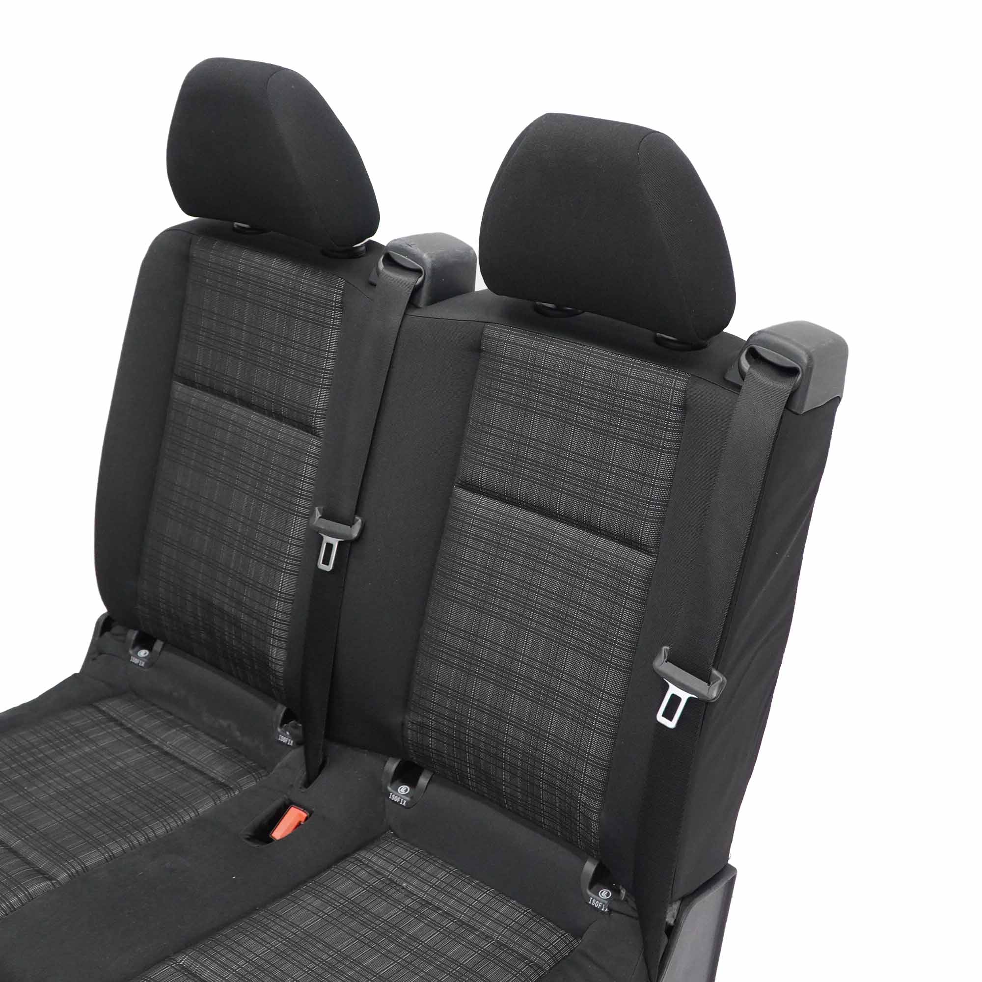 Rear Seat Mercedes Vito W447 Double Bench Cloth Fabric Anthracite Black Tunja