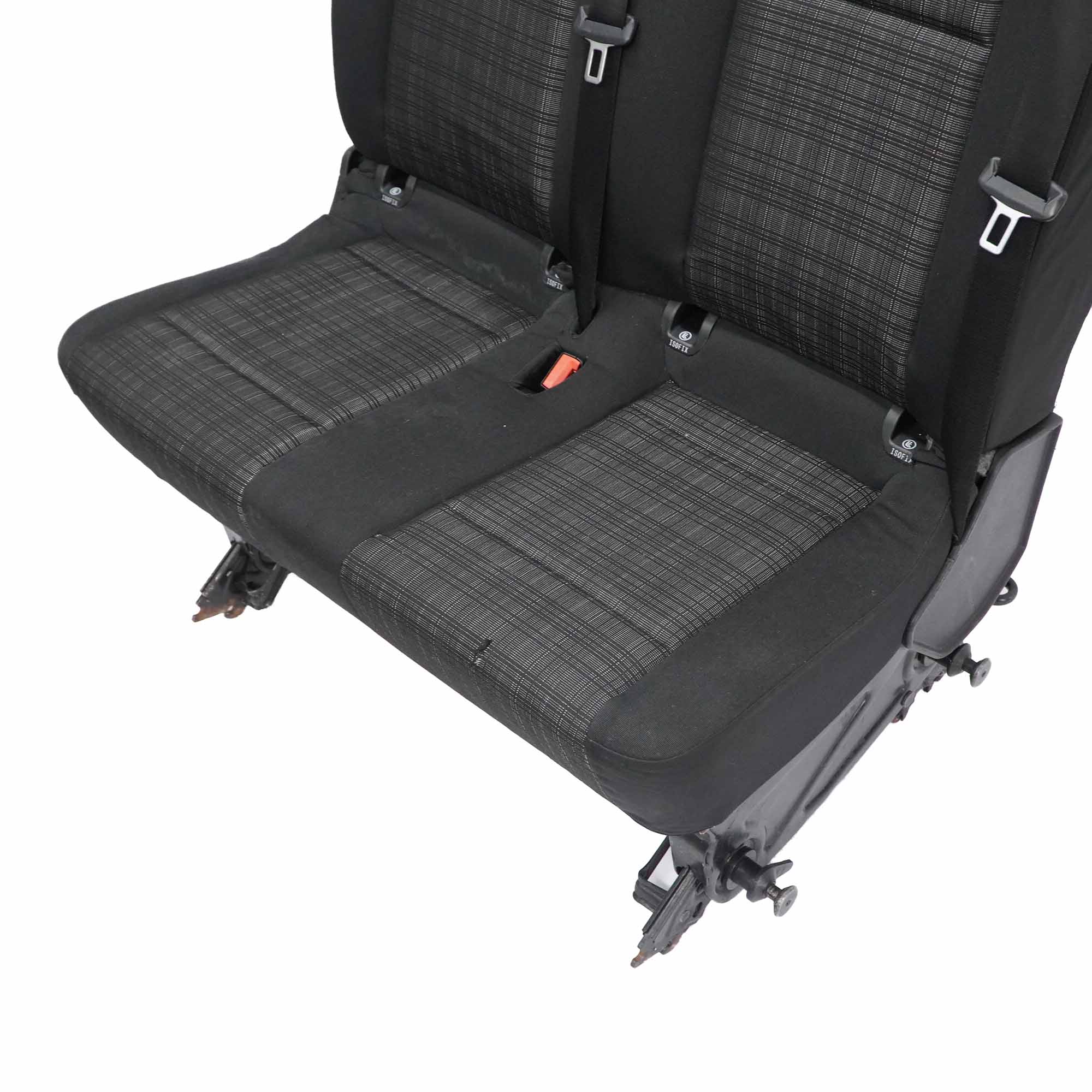 Rear Seat Mercedes Vito W447 Double Bench Cloth Fabric Anthracite Black Tunja