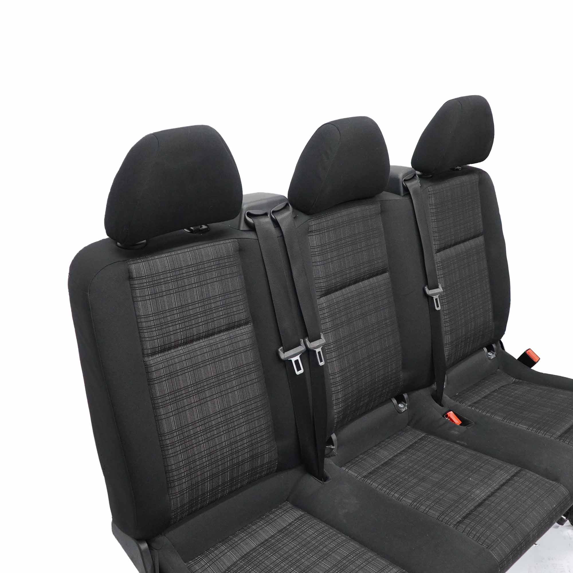 Rear Seat Mercedes Vito W447 Bench 3 Persons Cloth Fabric Anthracite Black Tunja