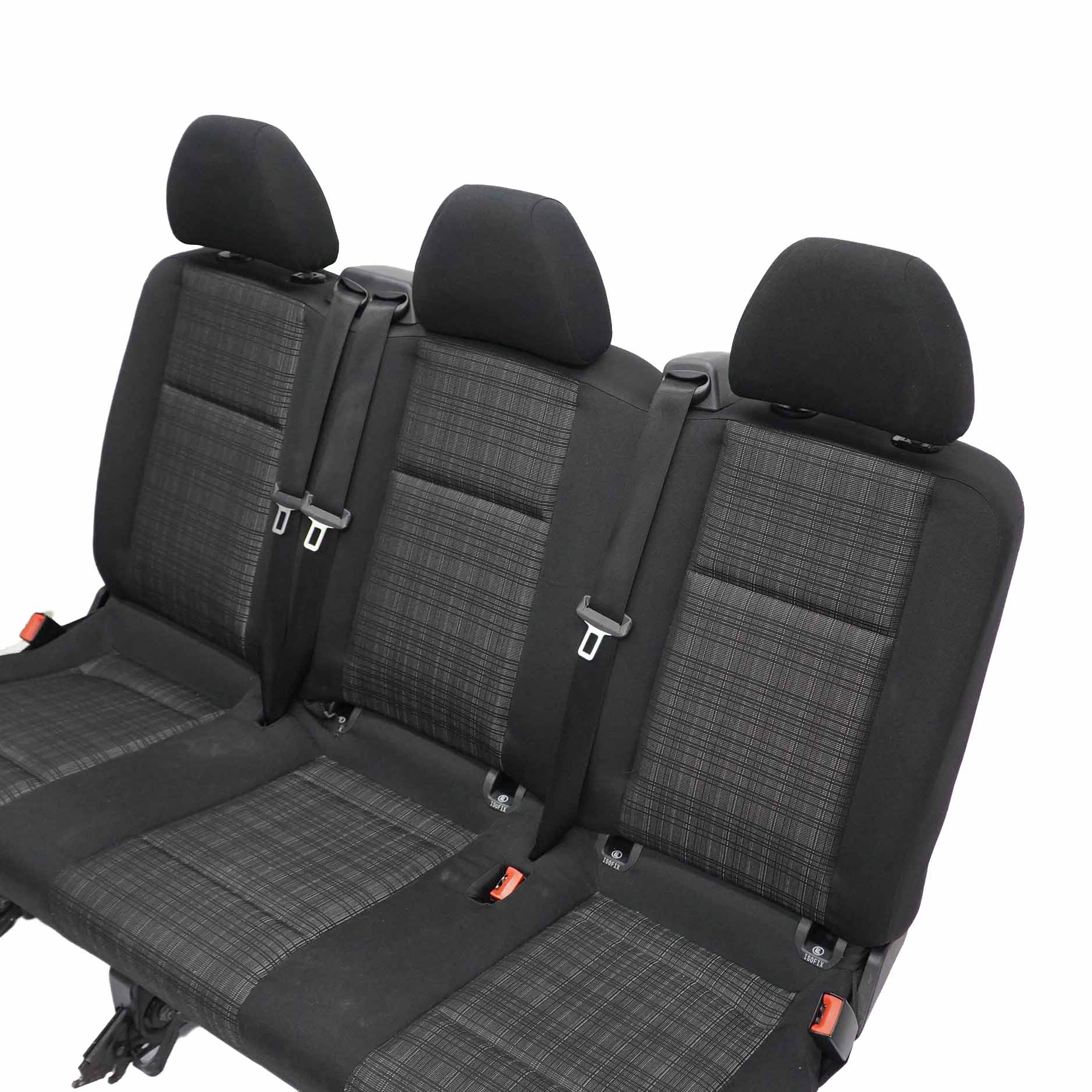 Rear Seat Mercedes Vito W447 Bench 3 Persons Cloth Fabric Anthracite Black Tunja