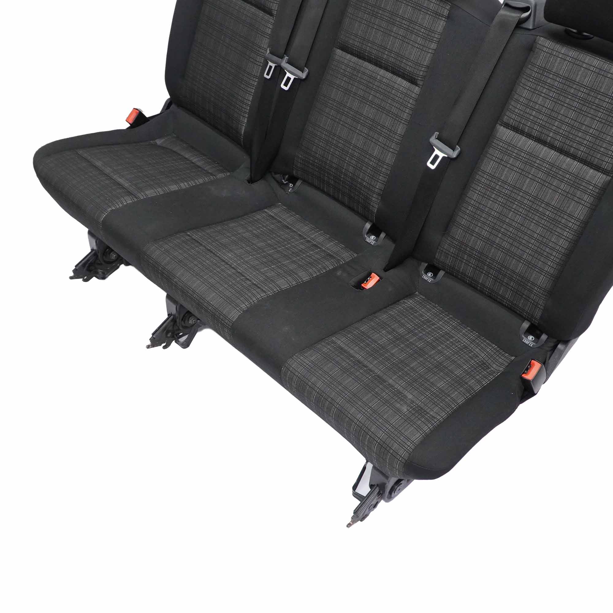 Rear Seat Mercedes Vito W447 Bench 3 Persons Cloth Fabric Anthracite Black Tunja