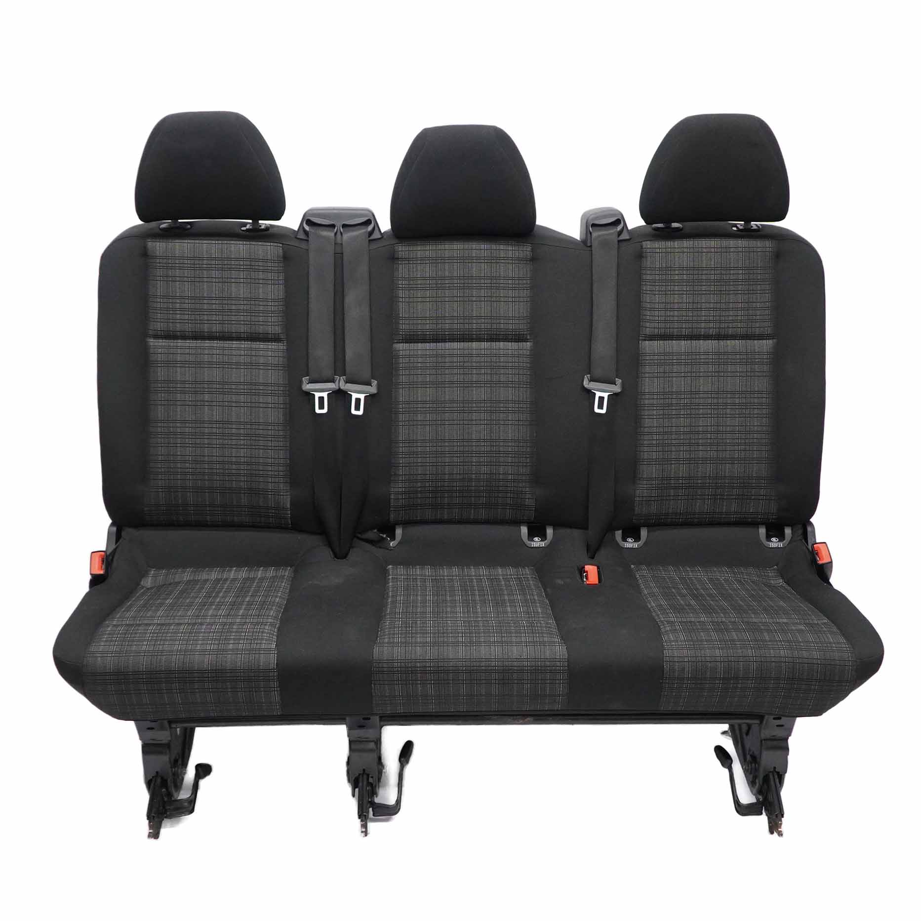 Rear Seat Mercedes Vito W447 Bench 3 Persons Cloth Fabric Anthracite Black Tunja