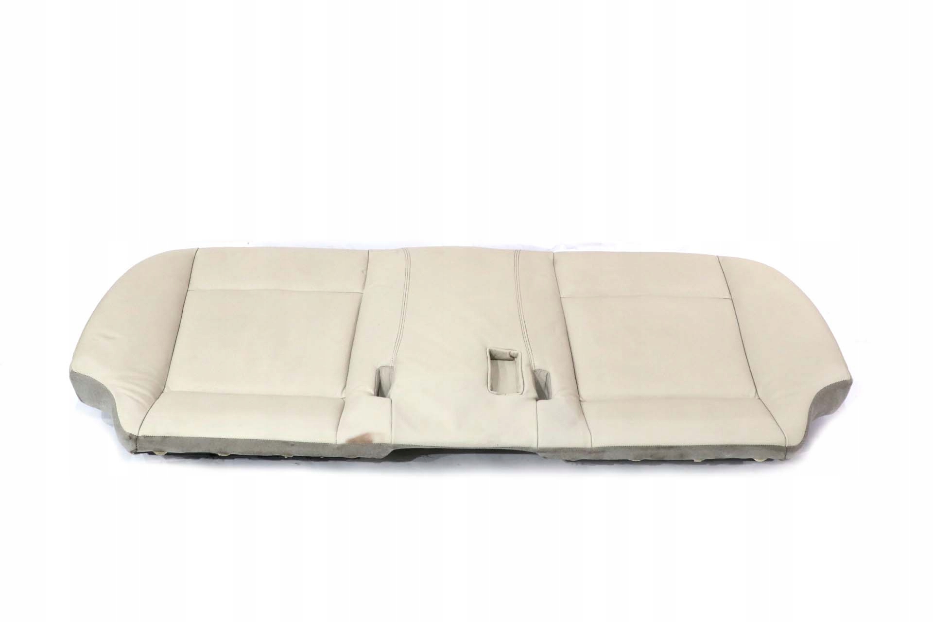 BMW 7 F01 F02 LCI Rear Seat Bench Couch Leather Cover Elfenbeinweiss White