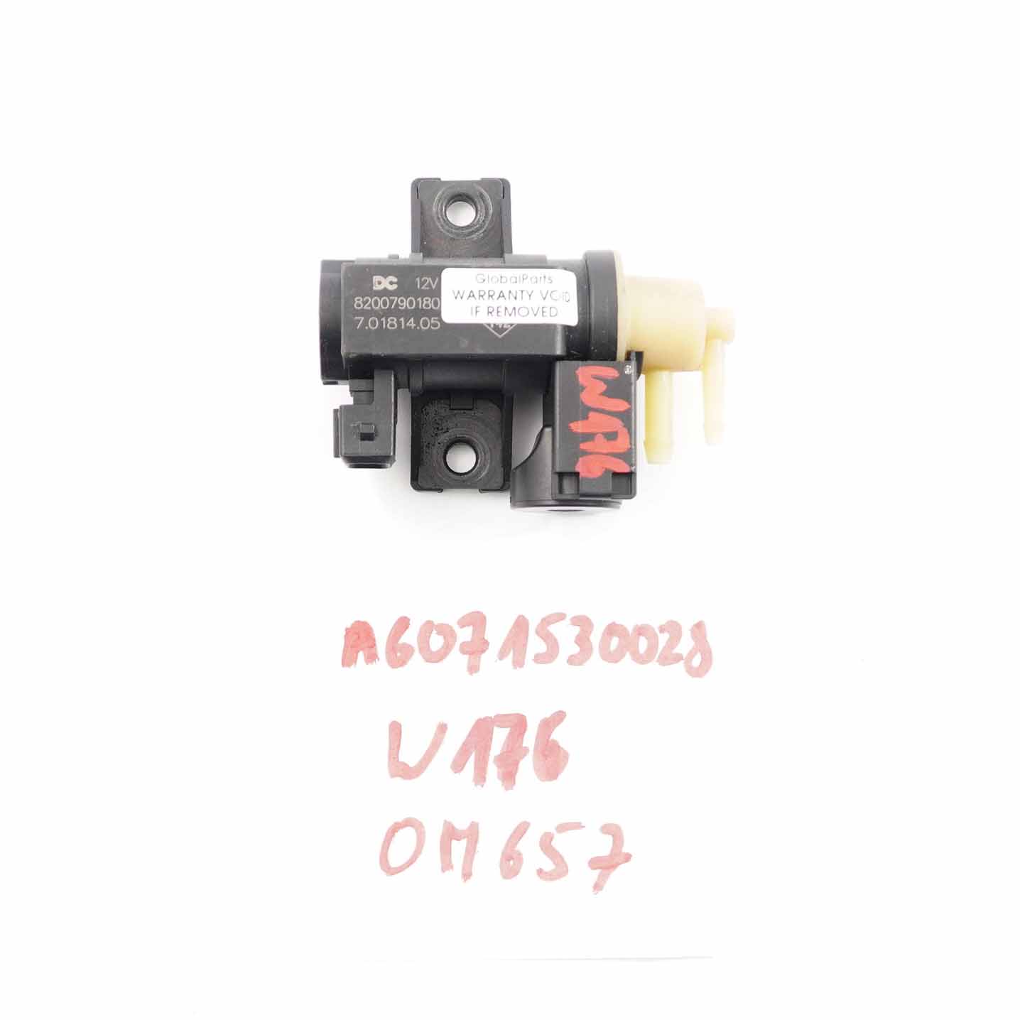 Vacuum Valve Mercedes W176 W246 Control Solenoid Intake Manifold A6071530028