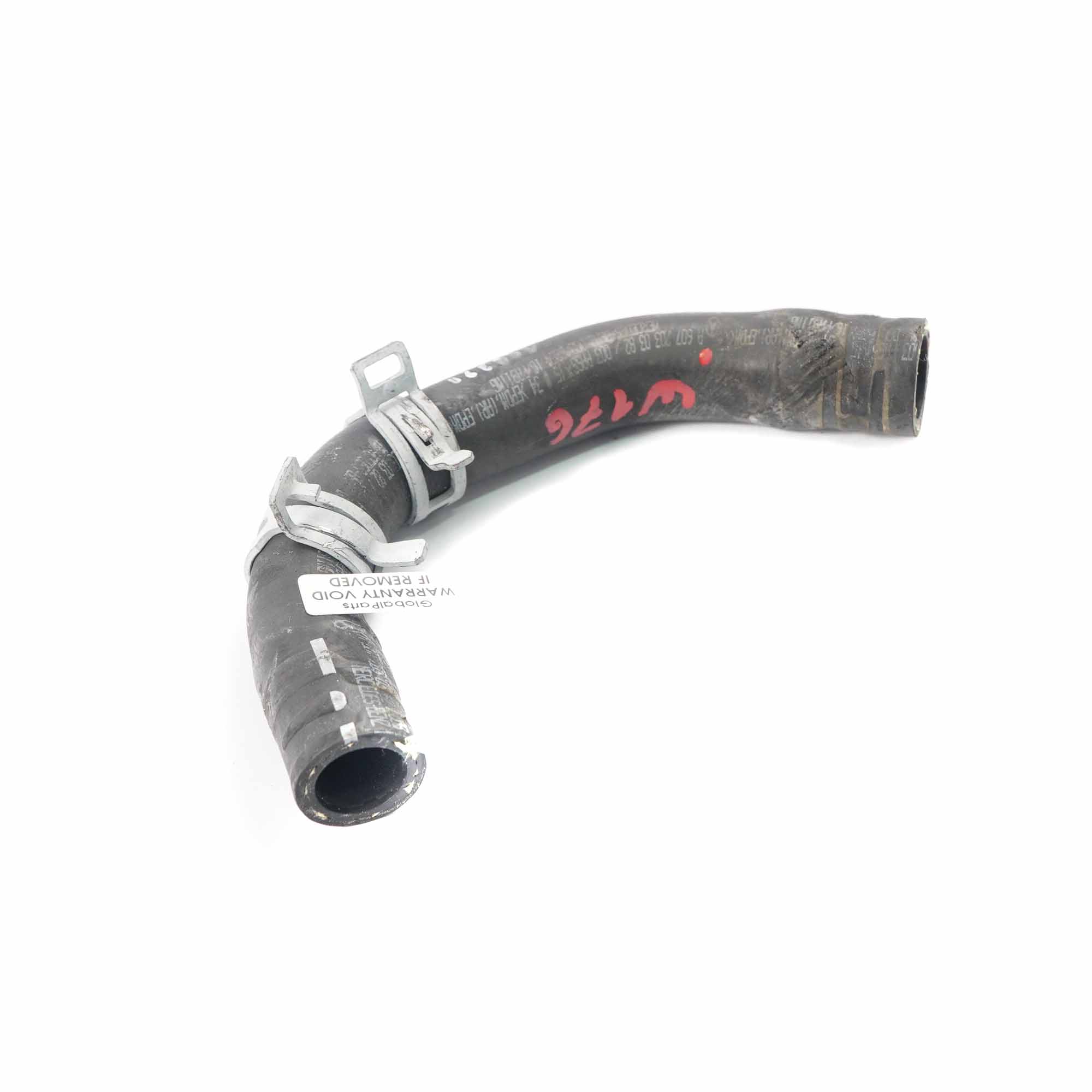 Water Pipe Mercedes W176 OM607 Radiator Coolant Hose Engine Cooling A6072030382