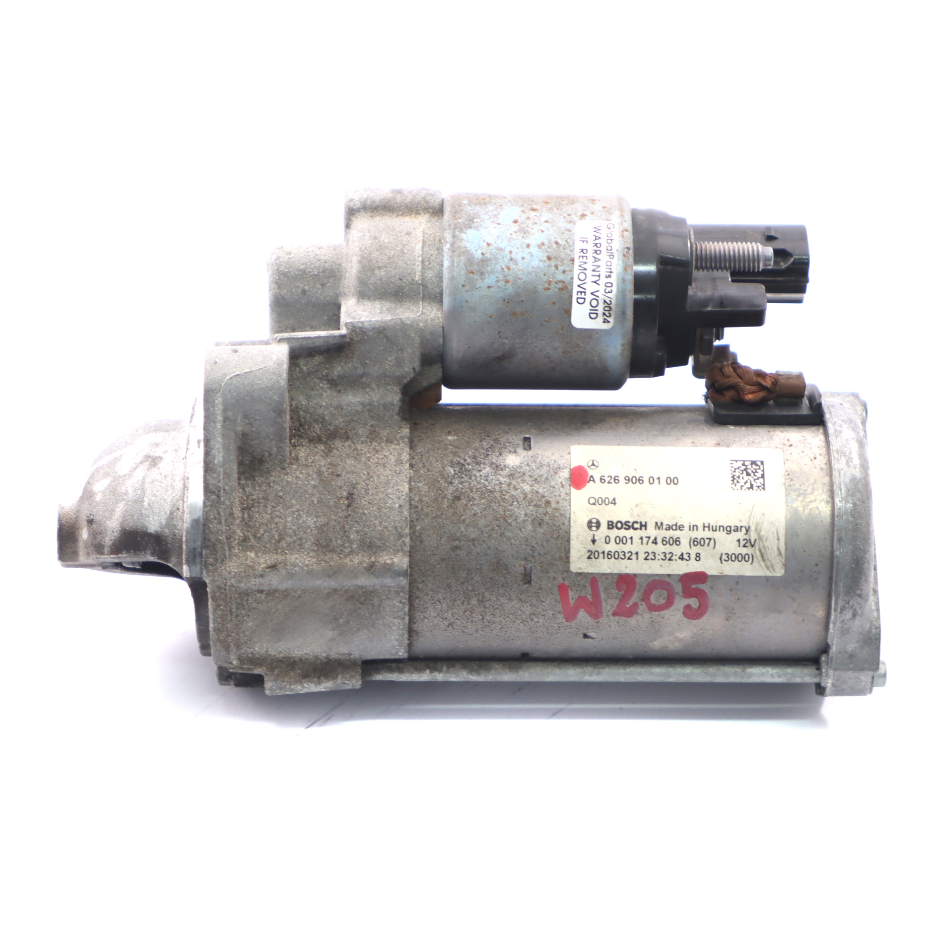 Starter Mercedes W205 Diesel OM626 Engine Starter Motor Bosch A6269060100