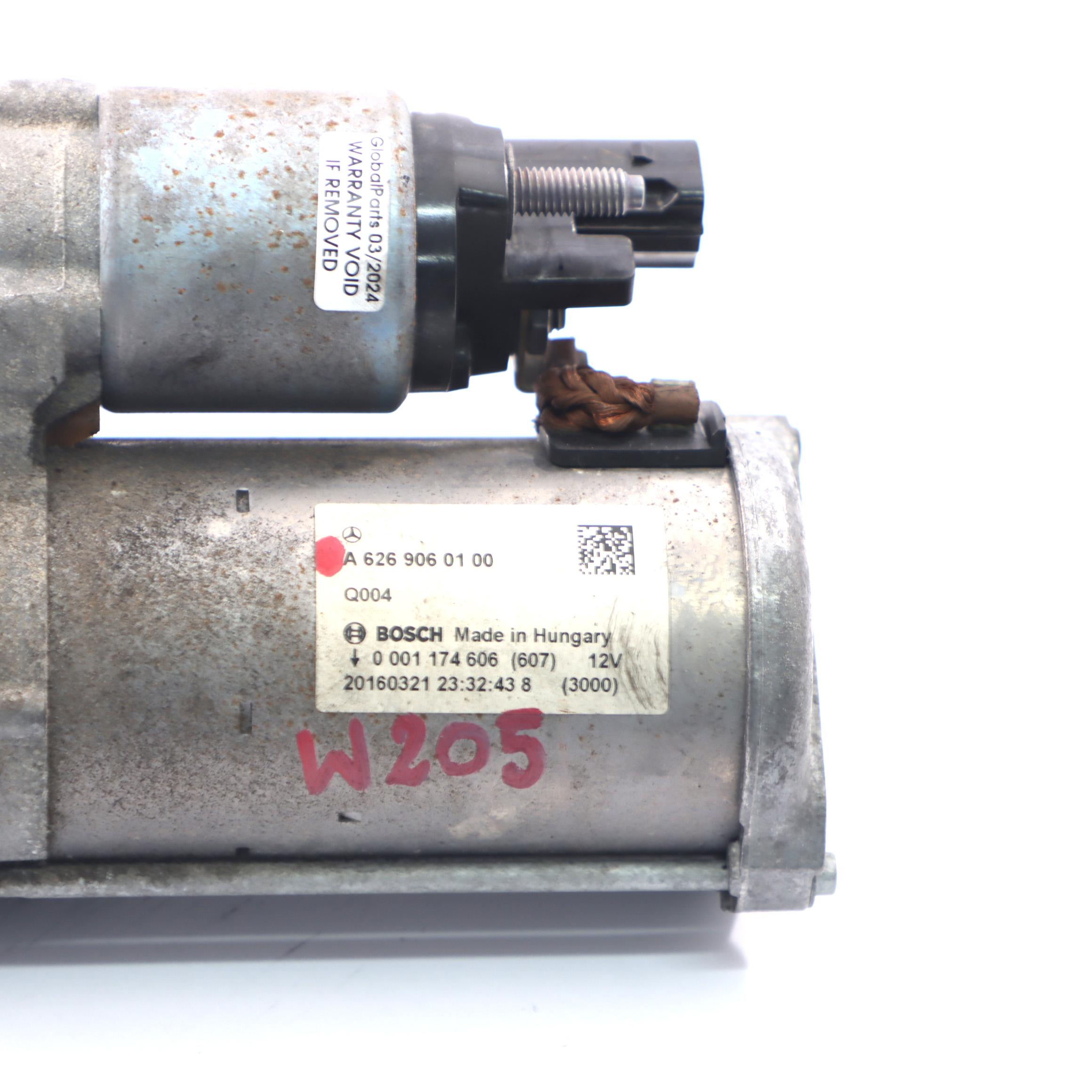 Starter Mercedes W205 Diesel OM626 Engine Starter Motor Bosch A6269060100