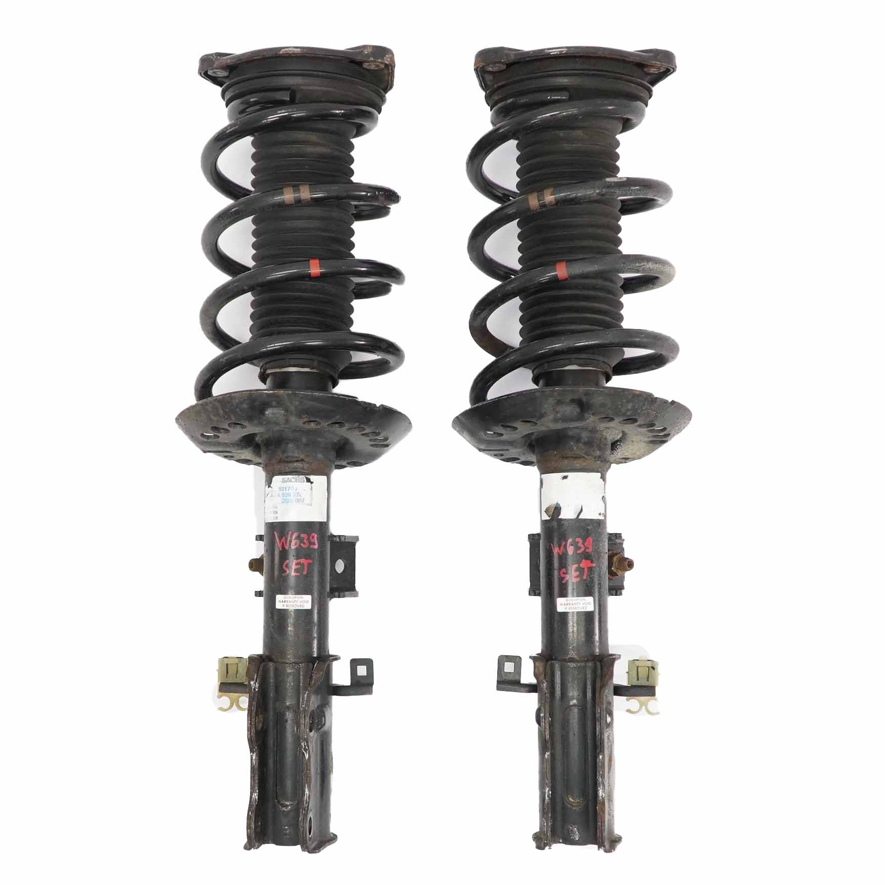 Mercedes Vito W639 Spring Strut Front Left Right Shock Absorber Set A6393206613