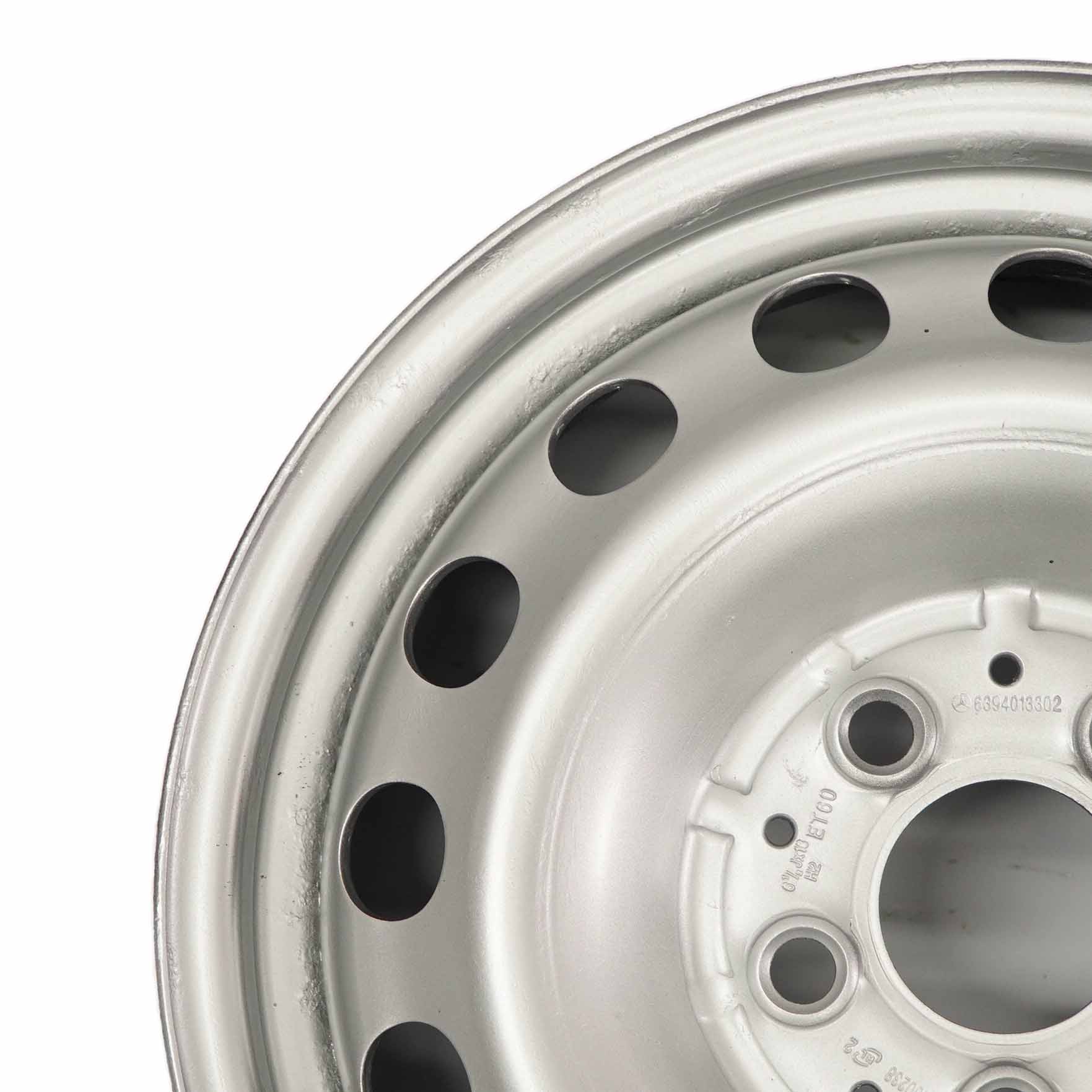 Mercedes Viano Vito W639 Silver Steel Rim Wheel 16" 6,5J ET:60 A6394013302