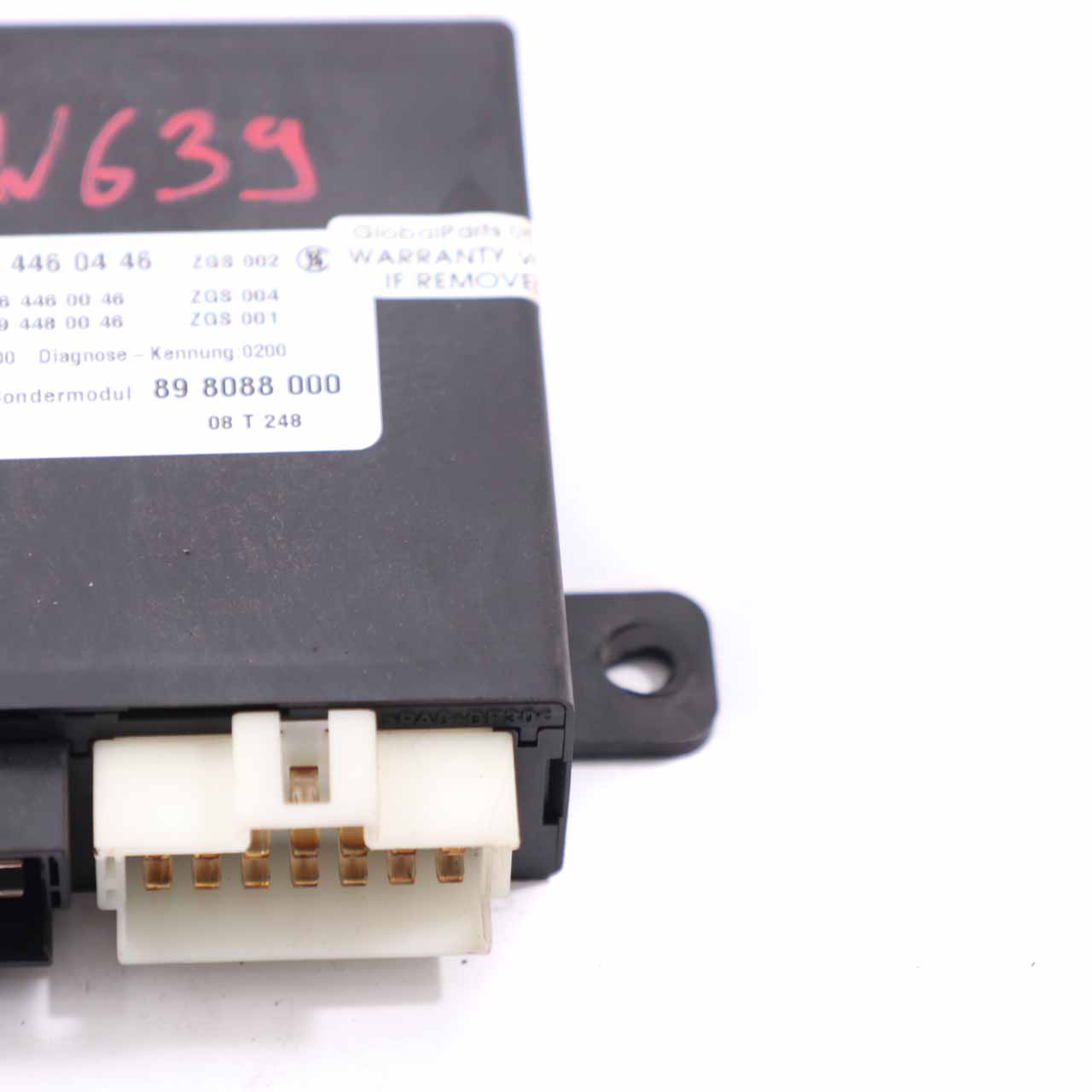 Mercedes Vito W639 PDC Parking Distance Control Unit Module ECU A6394460446