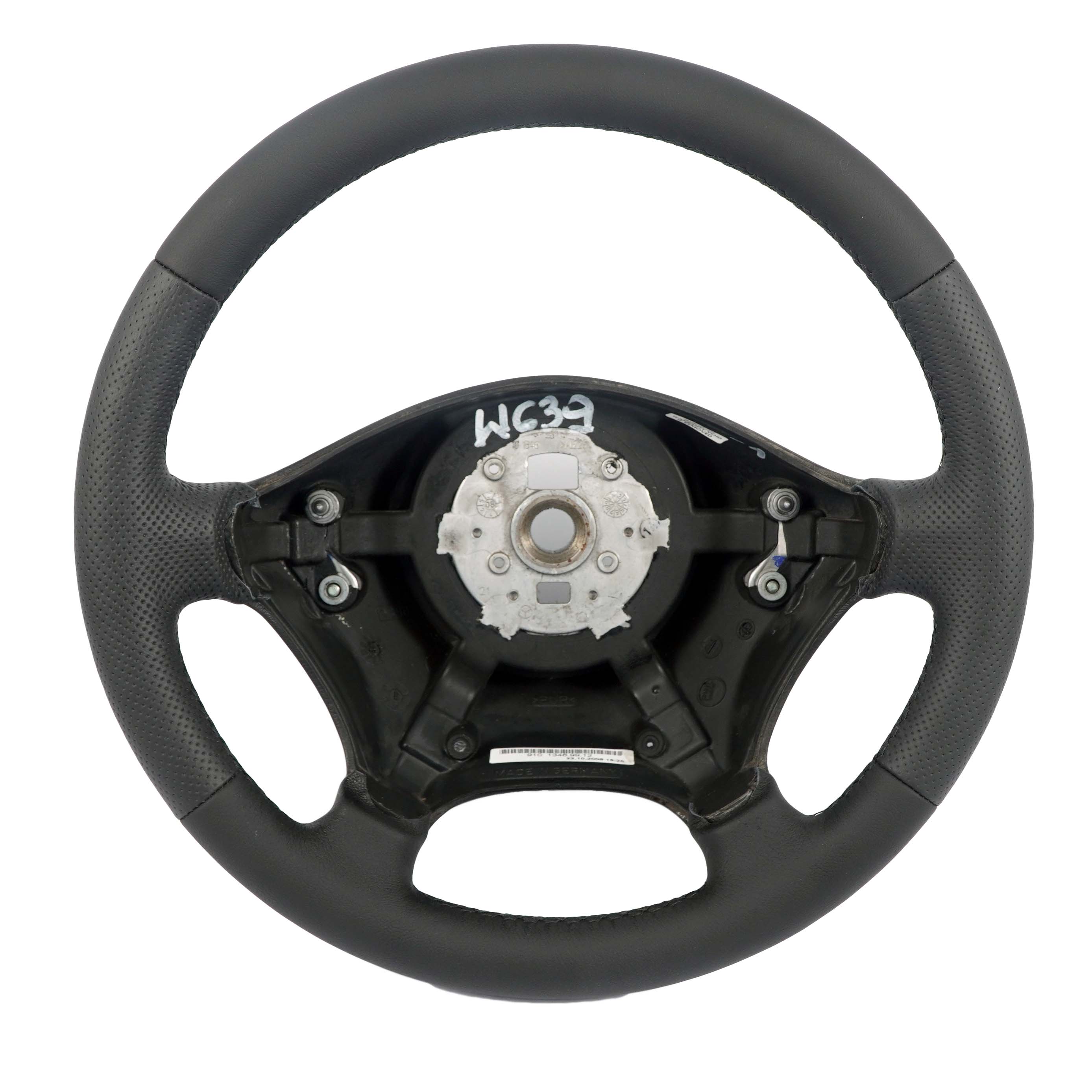 Mercedes-Benz Vito Viano W639 NEW Black Leather Steering Wheel with Black Thread