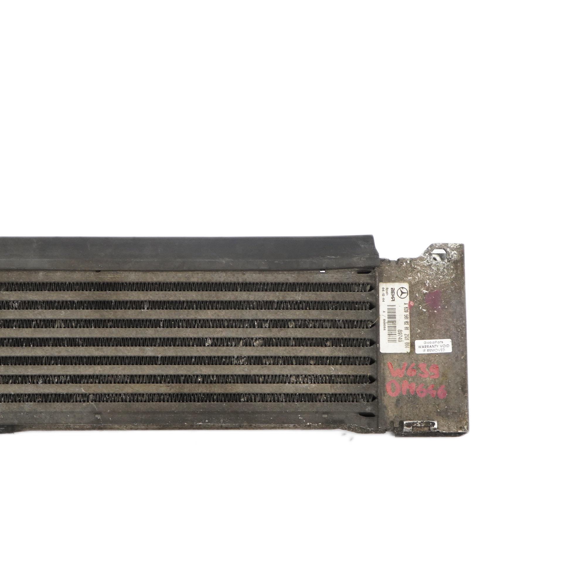 Intercooler Radiator Mercedes W639 Vito OM646 Charge Air Cooler A6395010201