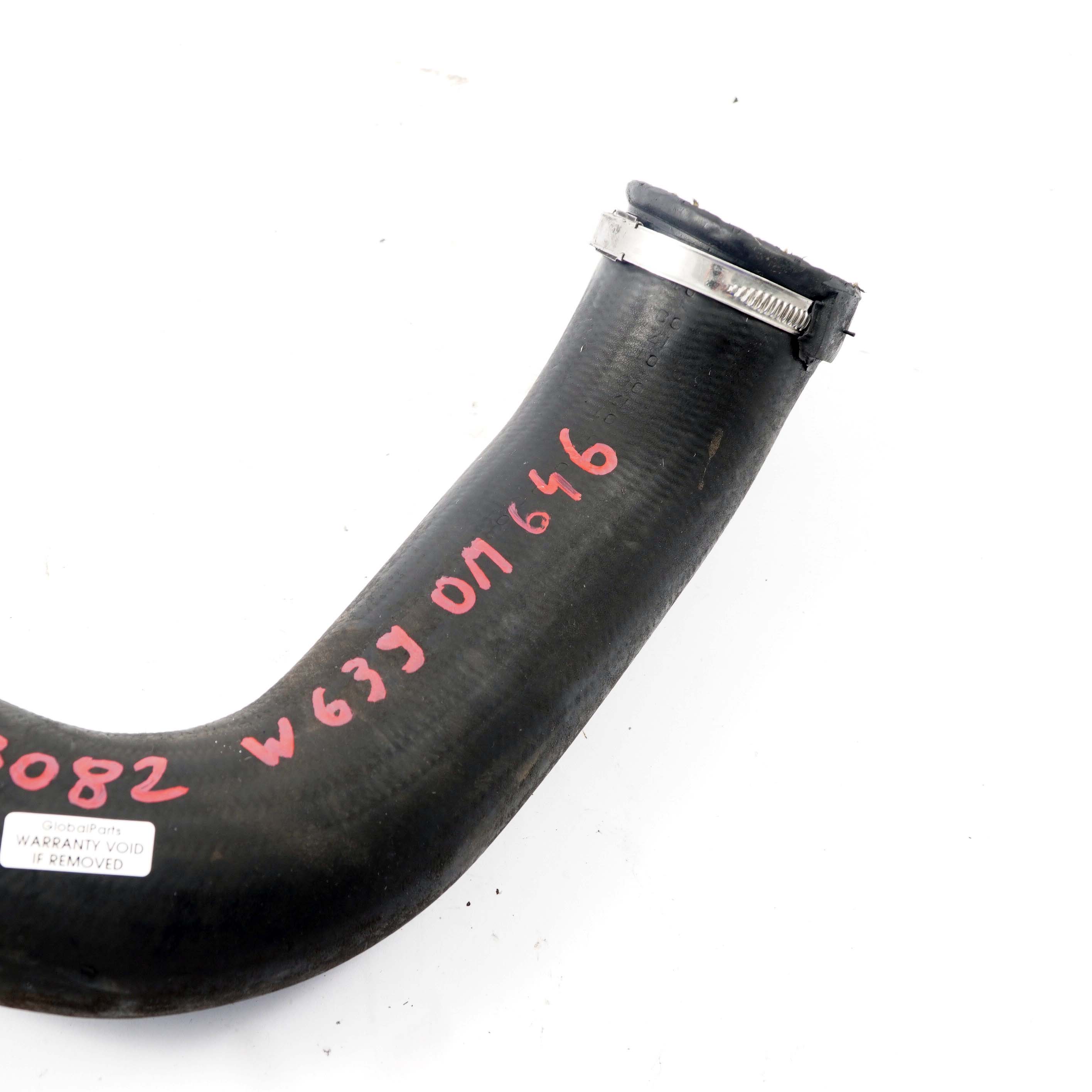 Mercedes W639 Air Intake Hose OM646 Intercooler Charge Pipe A6395283082