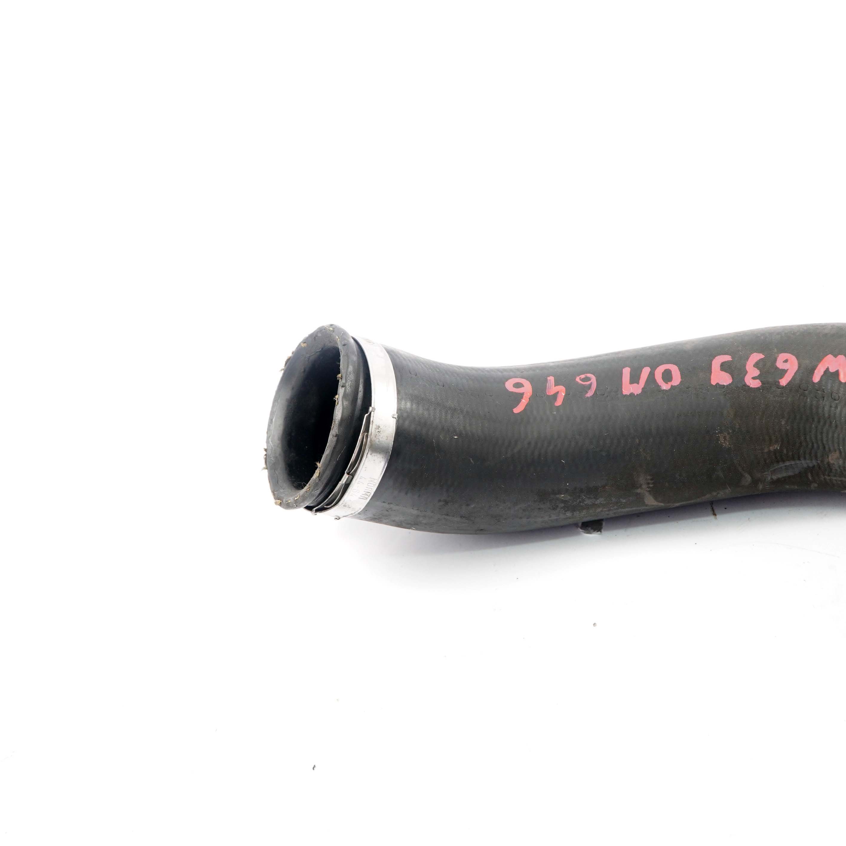 Mercedes W639 Air Intake Hose OM646 Intercooler Charge Pipe A6395283082