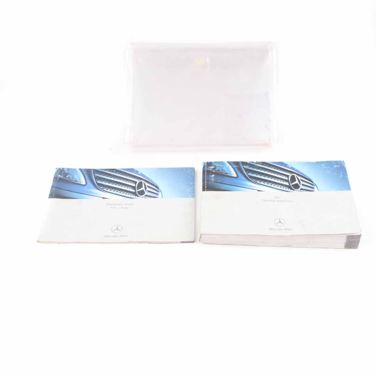 Mercedes Vito W639 Owner's Handbook Service Booklet Pouch Case Wallet Set