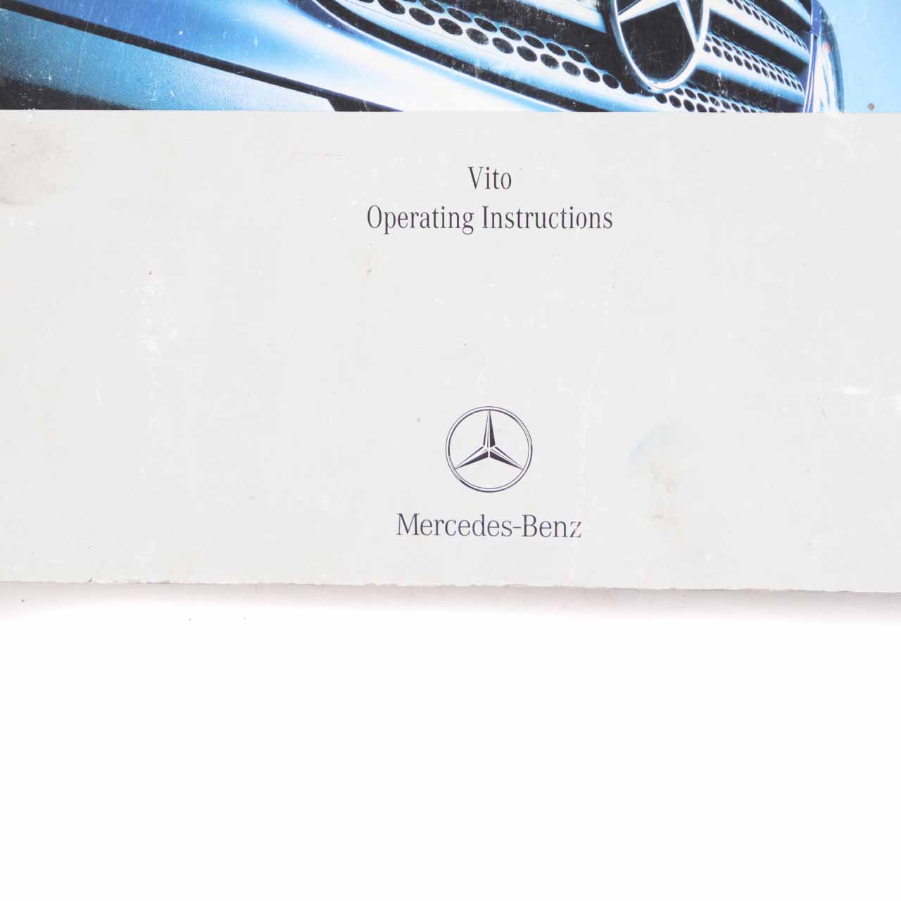 Mercedes Vito W639 Owner's Handbook Service Booklet Pouch Case Wallet Set