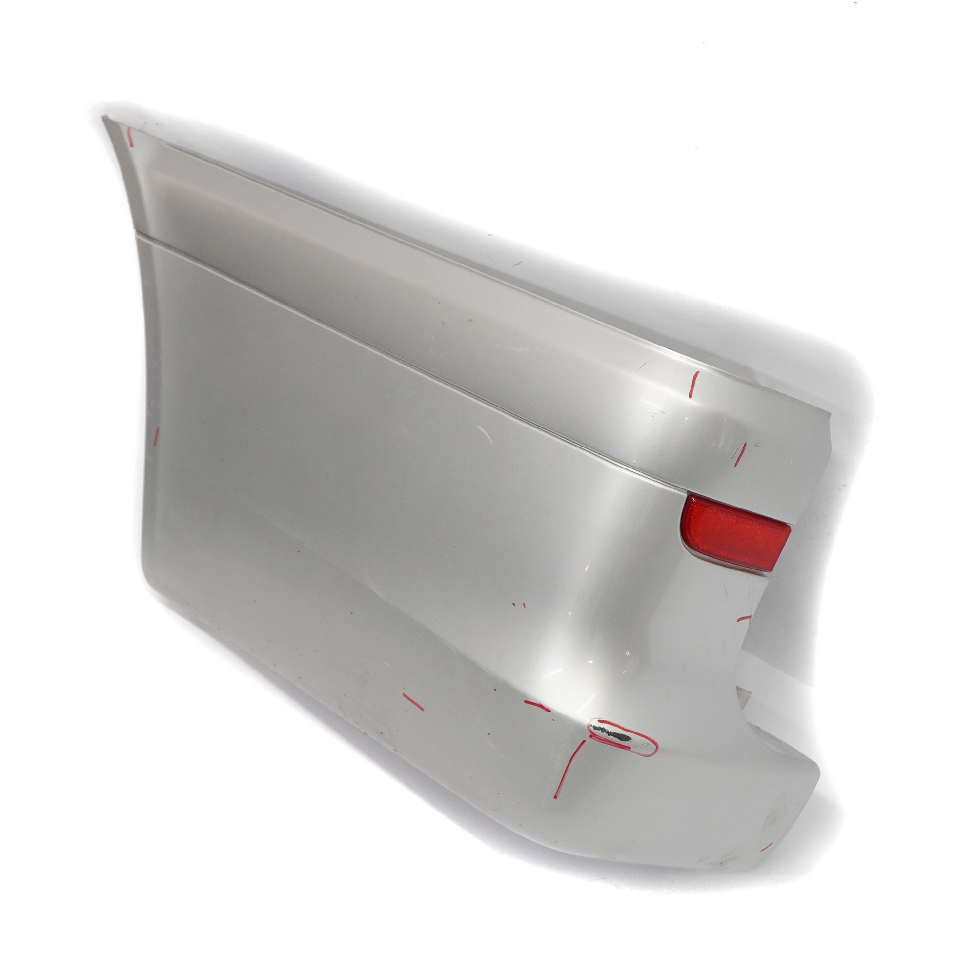 Mercedes Vito W639 Rear Bumper Left N/S Side Corner Trim Brilliant Silver - 9744